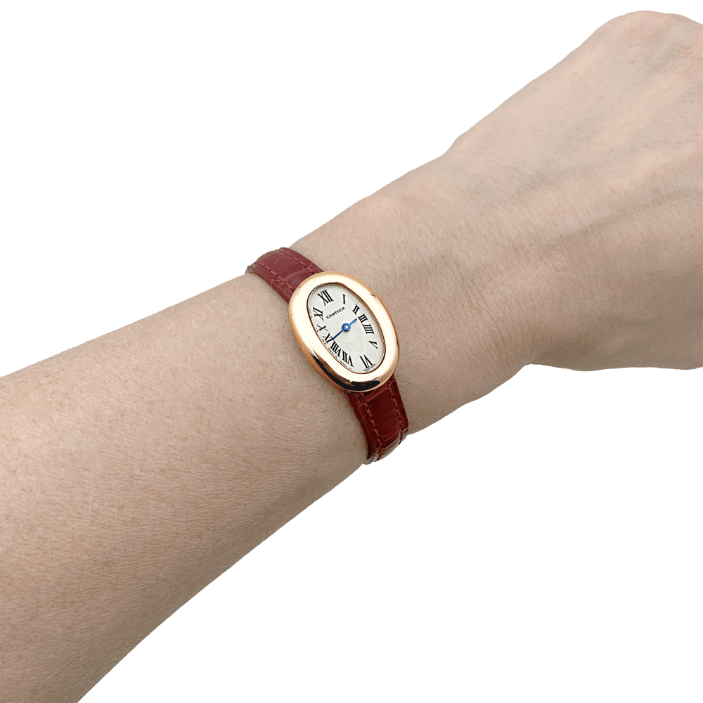 Montre Cartier, "Mini Baignoire", or jaune. 5
