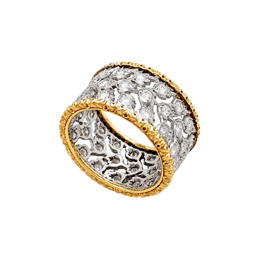 Bague Buccellati, « Éternelle Band », deux ors. 3