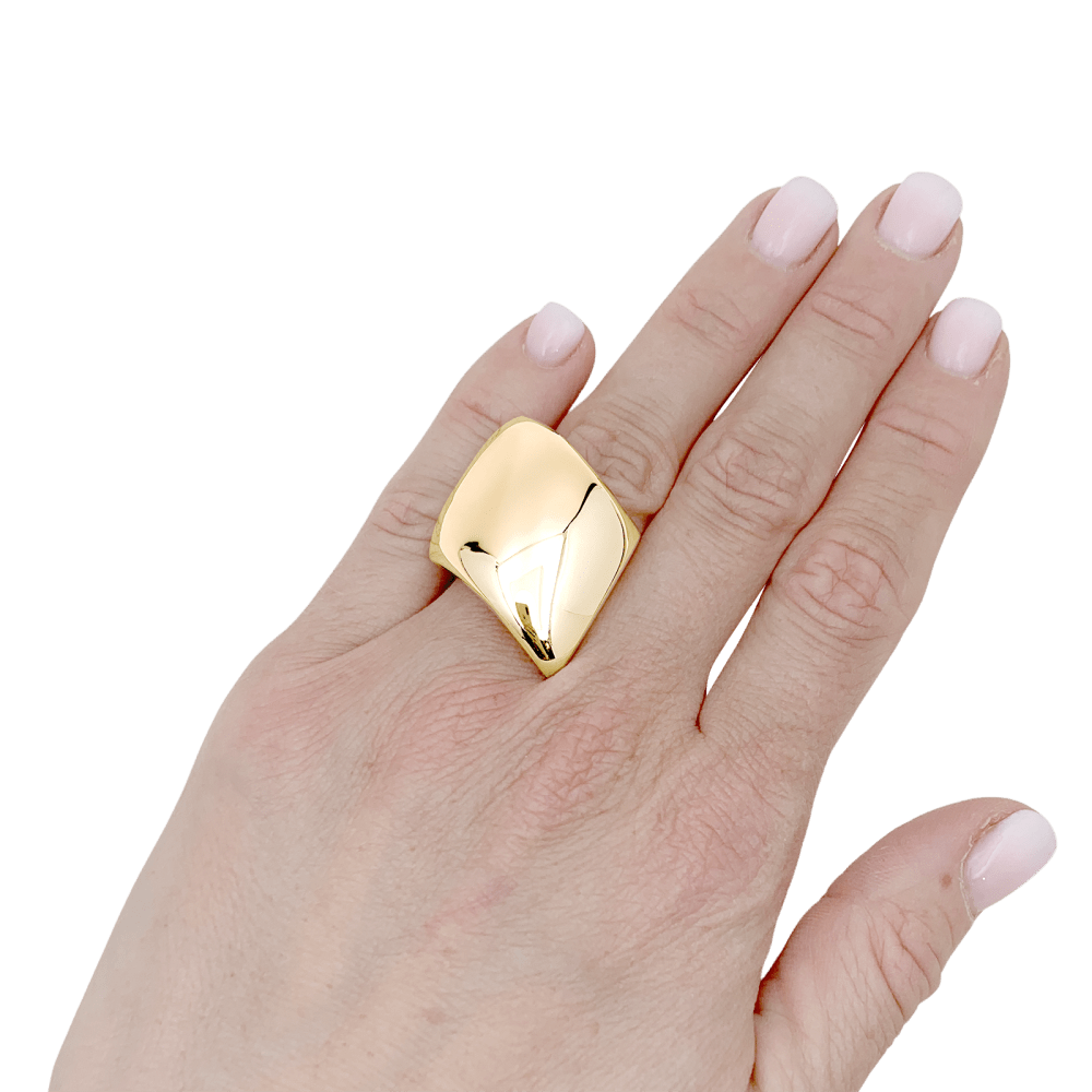 Bague Vhernier, or jaune. 6