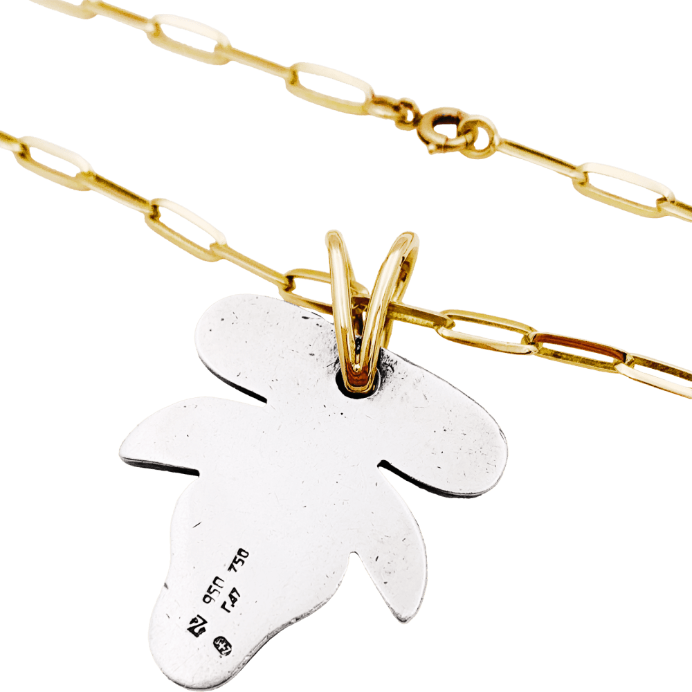 Pendentif Zolotas, argent, or jaune. 4