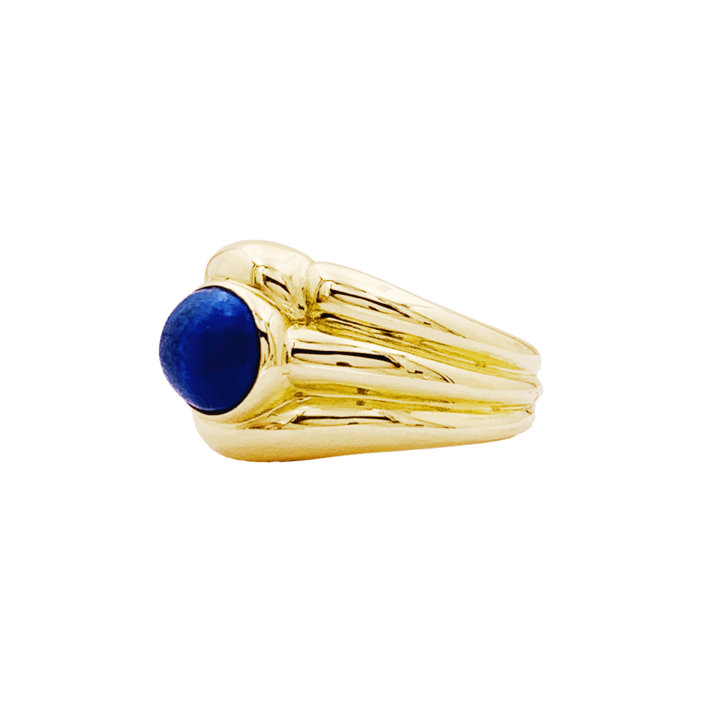 Bague Van Cleef & Arpels, lapis-lazuli, or jaune. 3