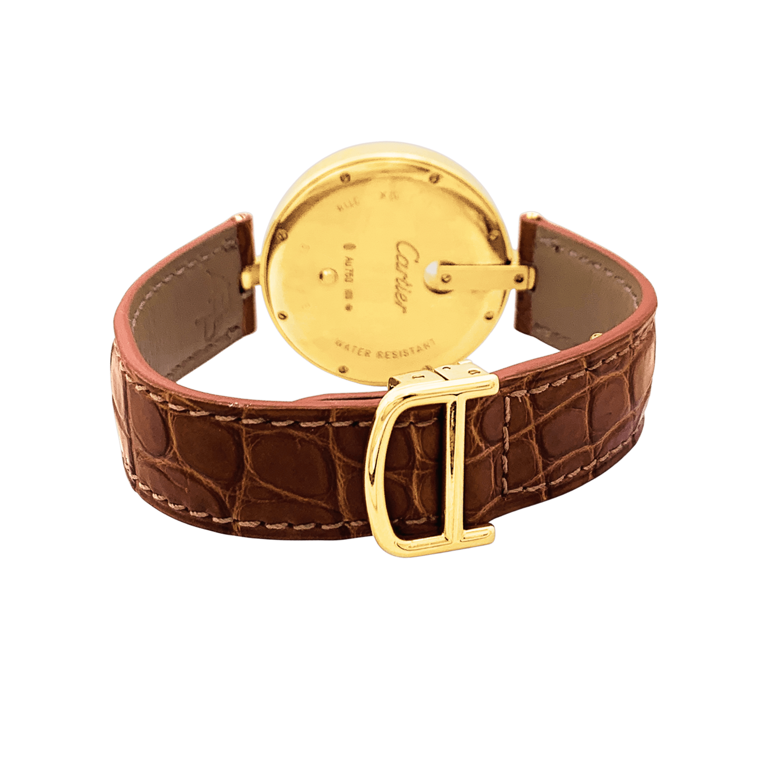 Montre Cartier, "Captive", or jaune et diamants. 3