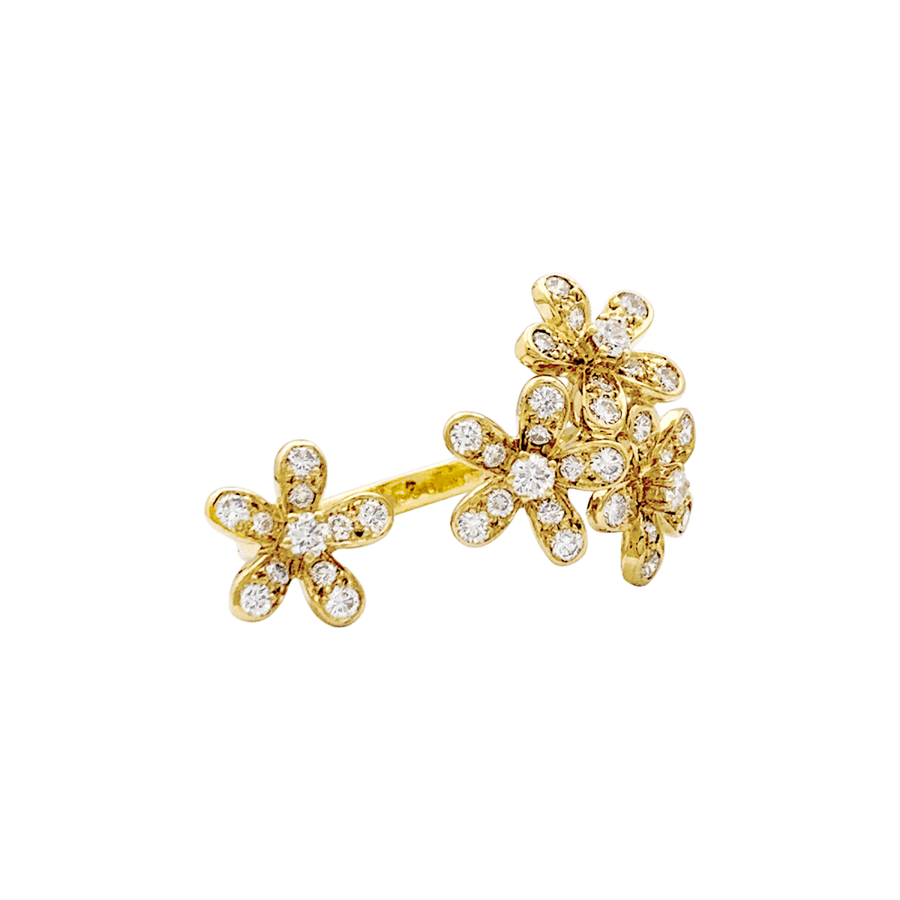 Bague Van Cleef & Arpels, "Socrate", or jaune et diamants. 3