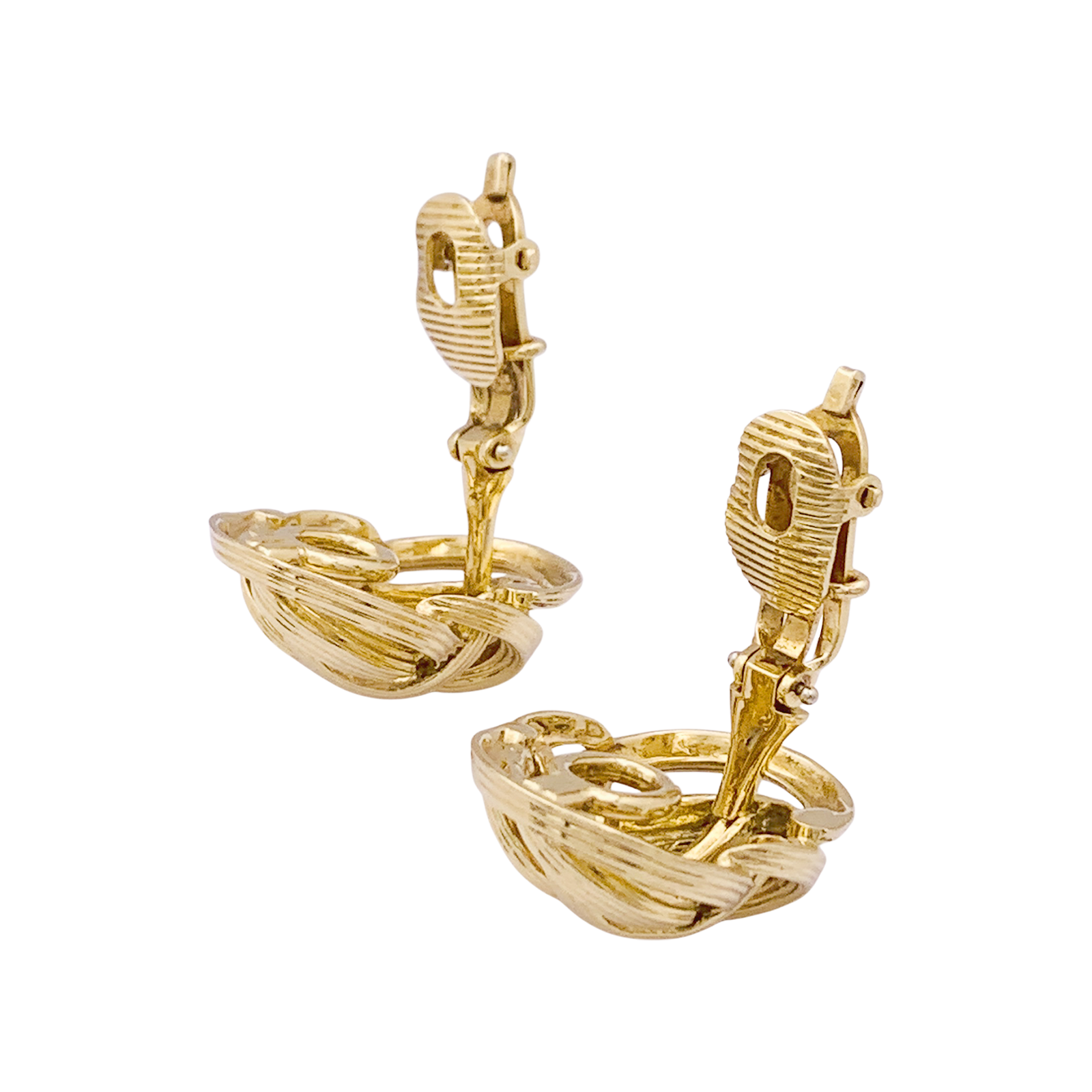 Boucles d'oreilles TIFFANY & CO, or jaune. 4