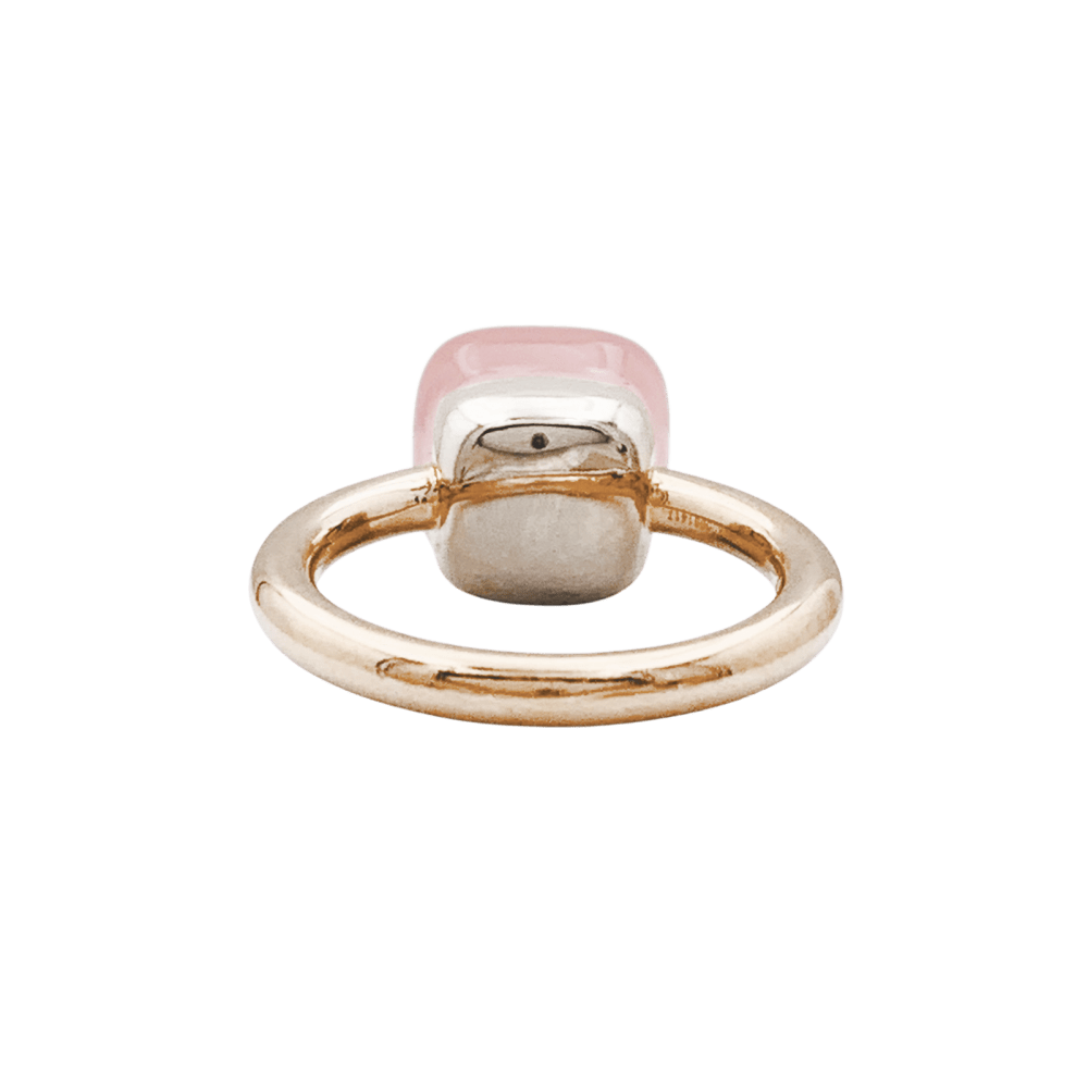 Bague Pomellato, "Nudo Classic", deux ors, quartz rose. 4