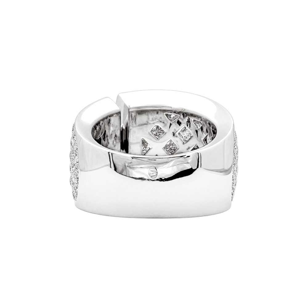 Bague Chaumet, "Liens XL", or blanc, diamants. 3