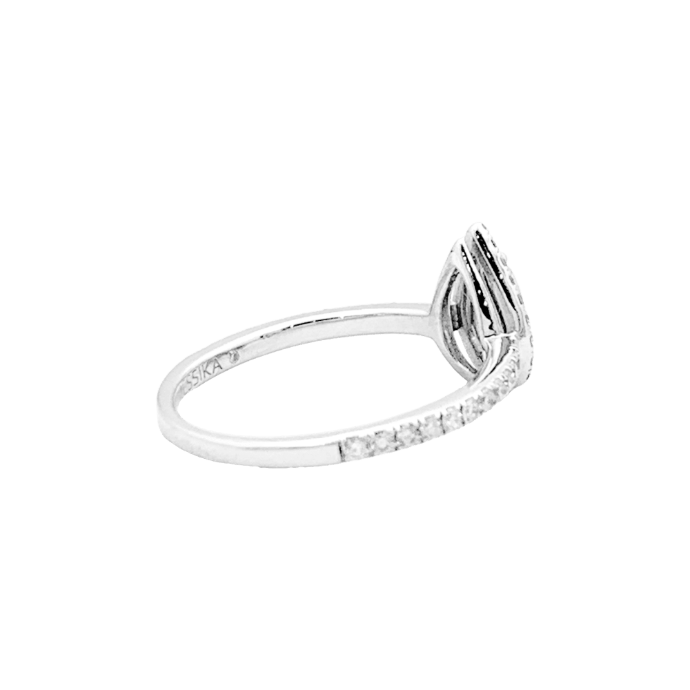 Bague Messika, « M-Love », or blanc et diamants. 3