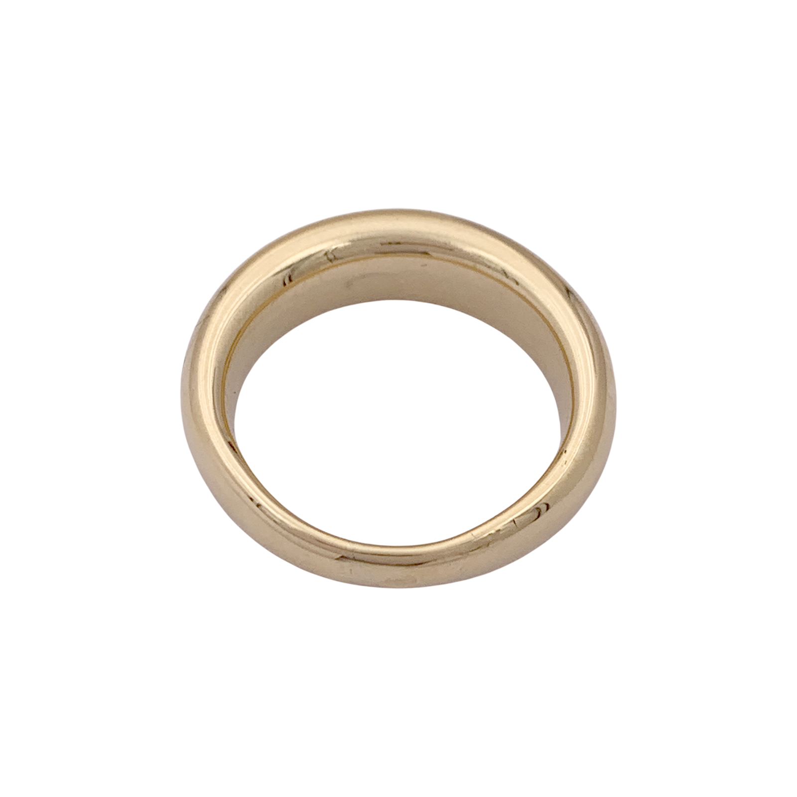 Bague jonc bombé en or jaune. 3