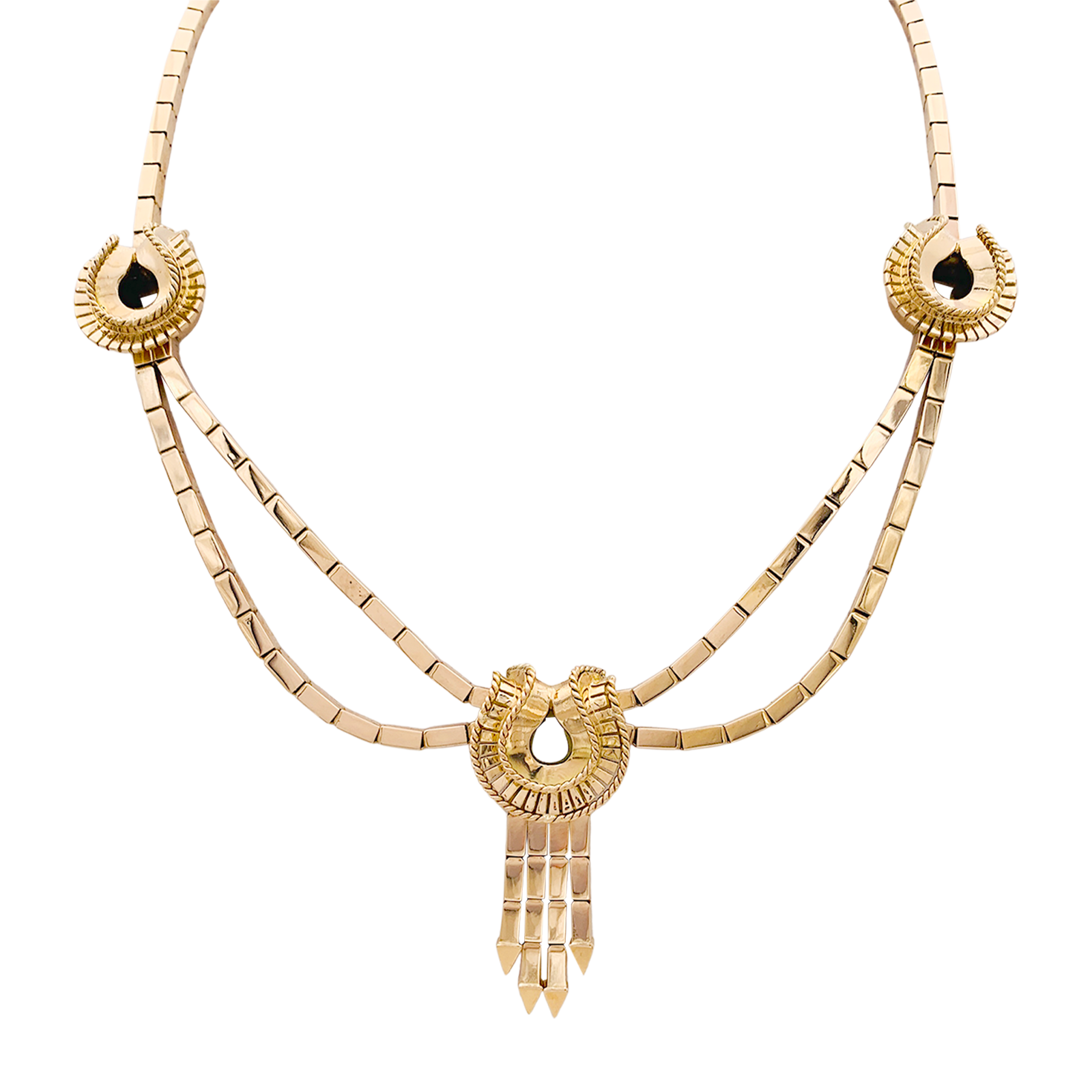Collier-Sautoir draperie vintage 1