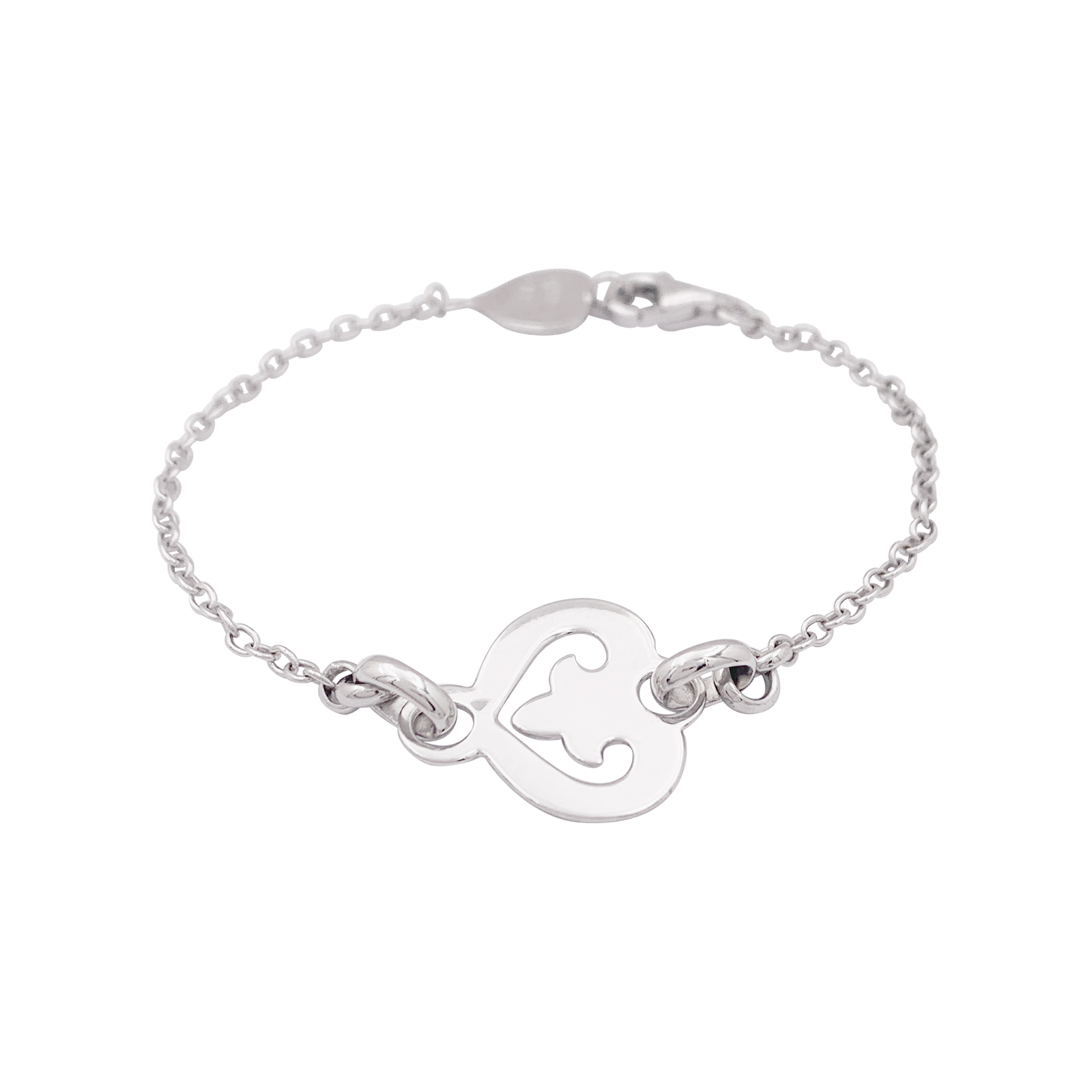 Bracelet O.J. Perrin, "Légendes", or blanc 5