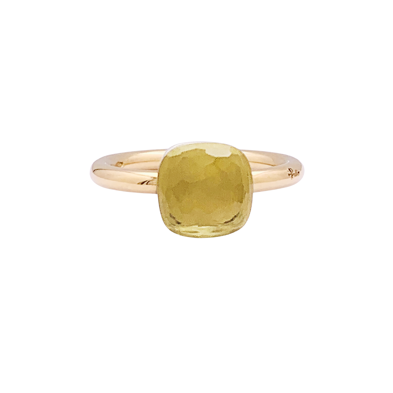 Bague Pomellato, "Nudo", petit modèle, quartz citron. 1