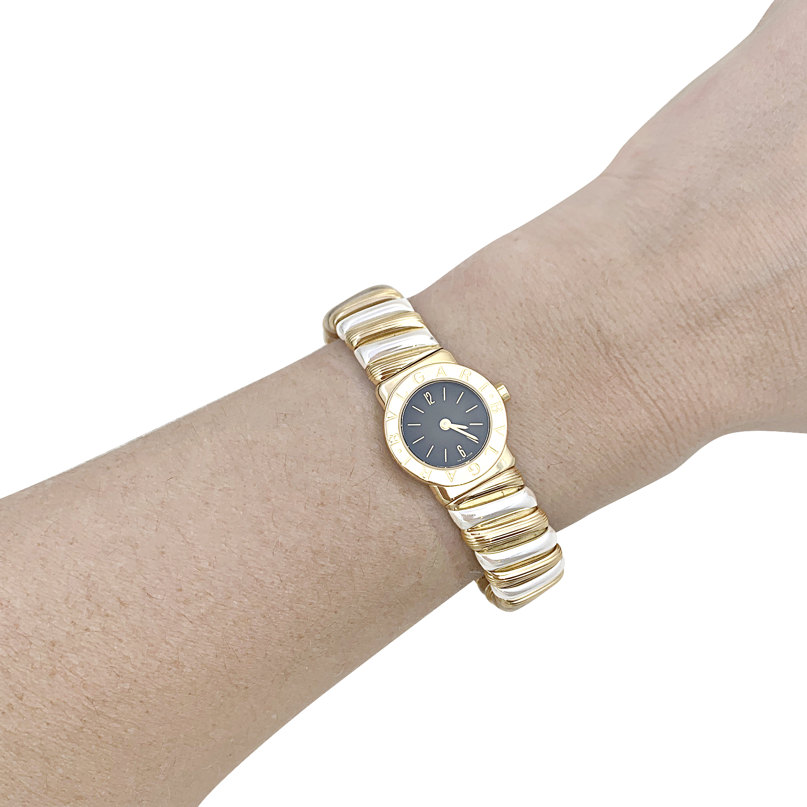 Montre Bulgari, "BB 19 2T", deux ors. 1