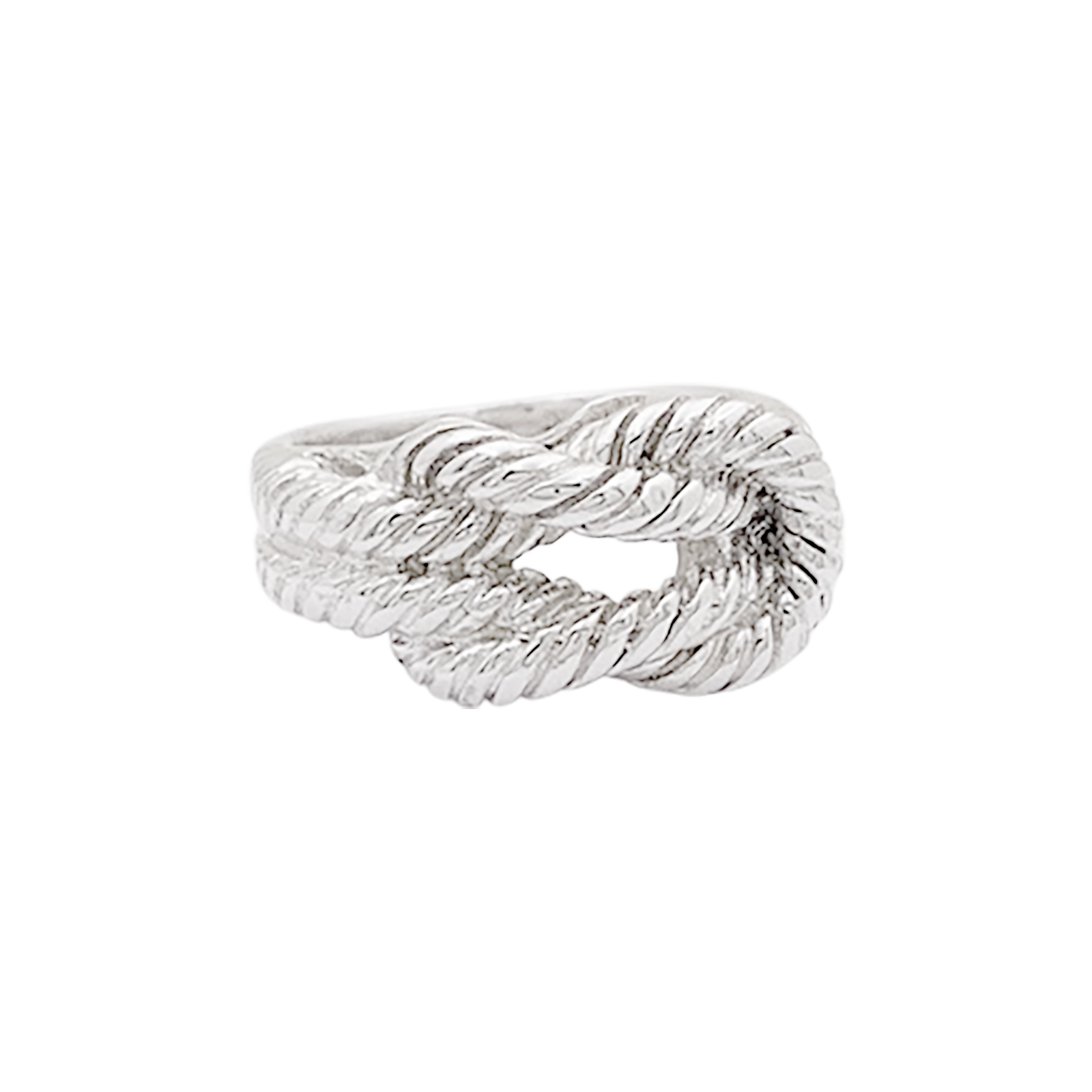 Bague HERMÈS, "Audierne" en argent. 2