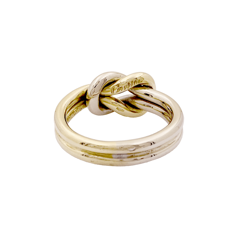 Bague Cartier, "Noeud d'Héraclès" deux ors. 3