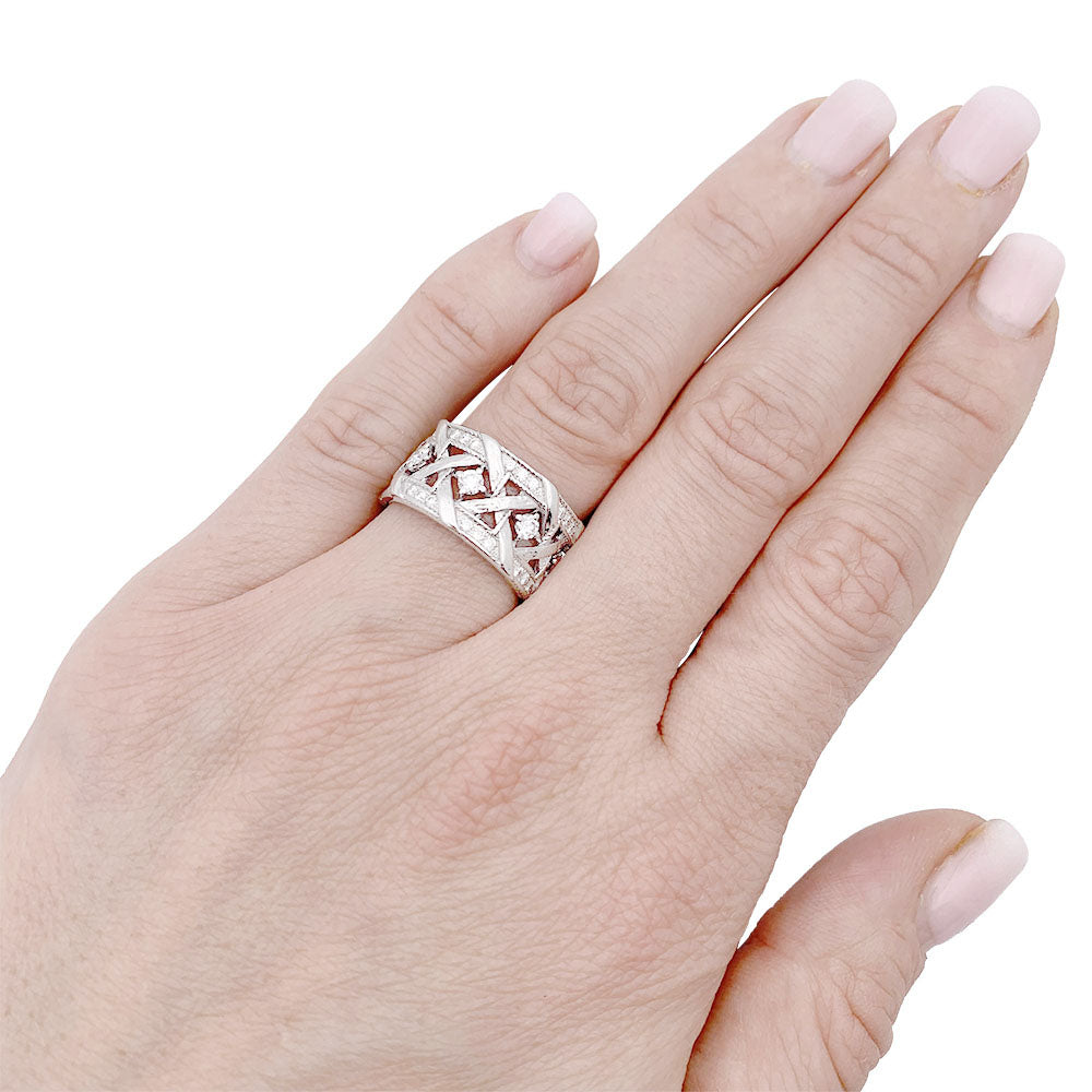 Bague Dior "My Dior", or blanc et diamants. 3