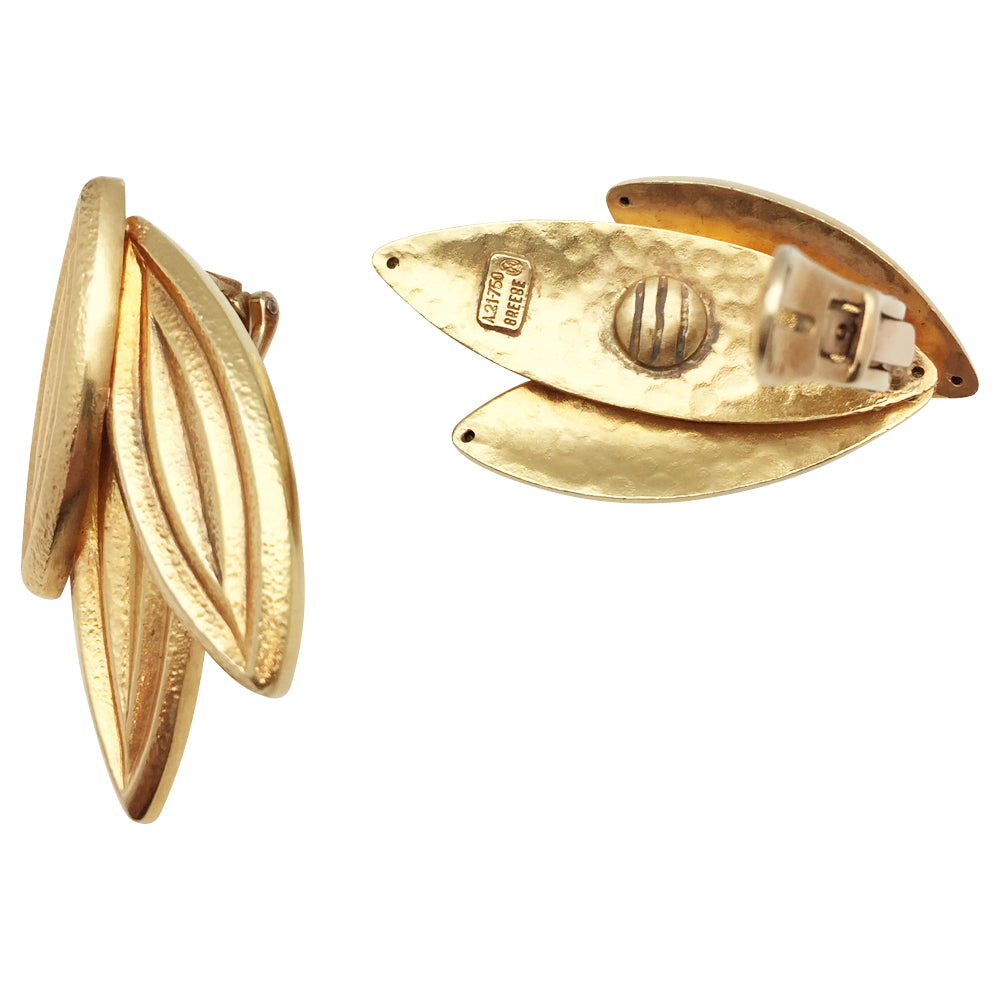 boucles d'oreilles lalaounis or jaune 2