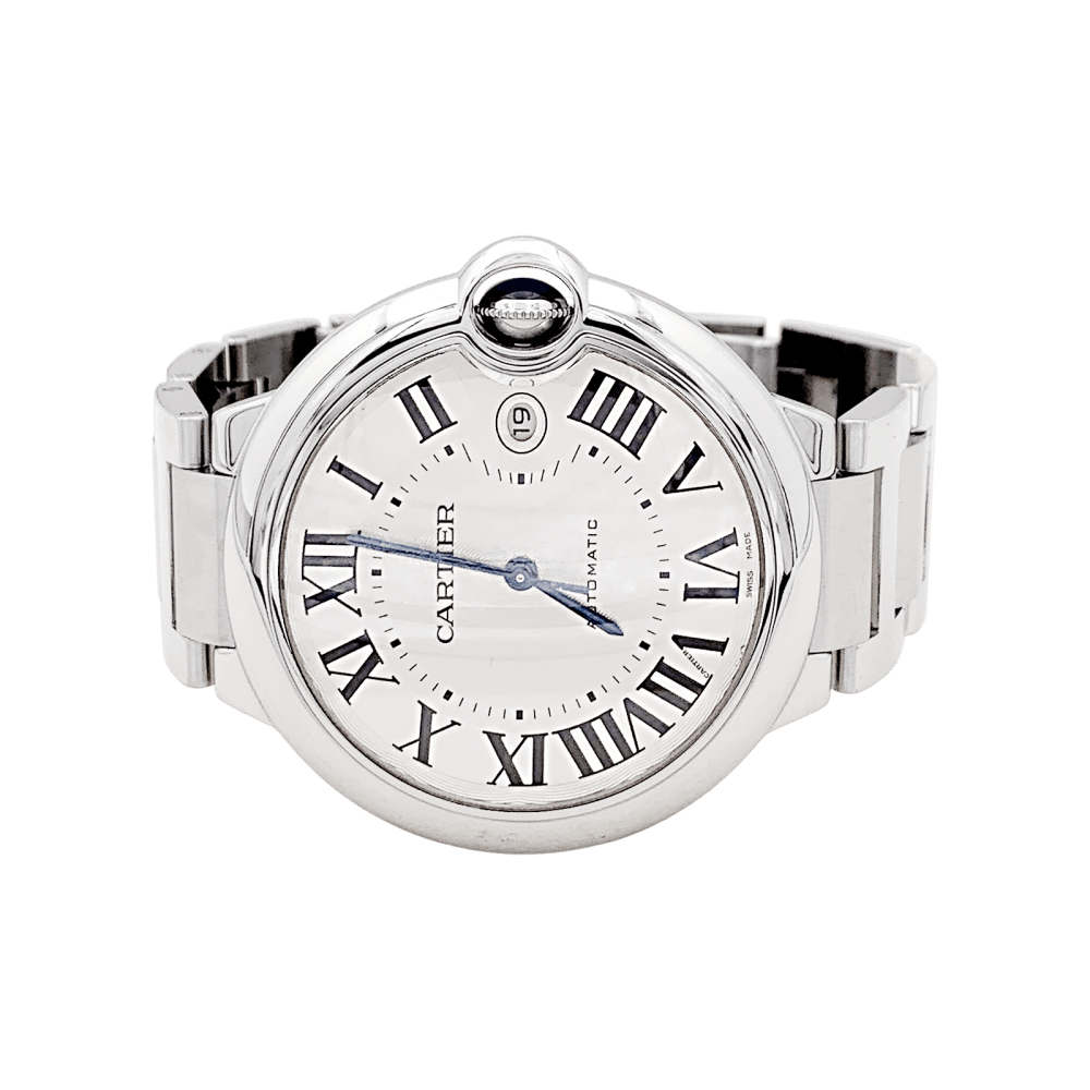 Montre Cartier, "Ballon Bleu", acier. 2