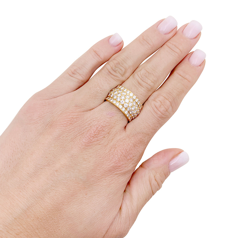 Bague Cartier "Nigeria" or, diamants. 4