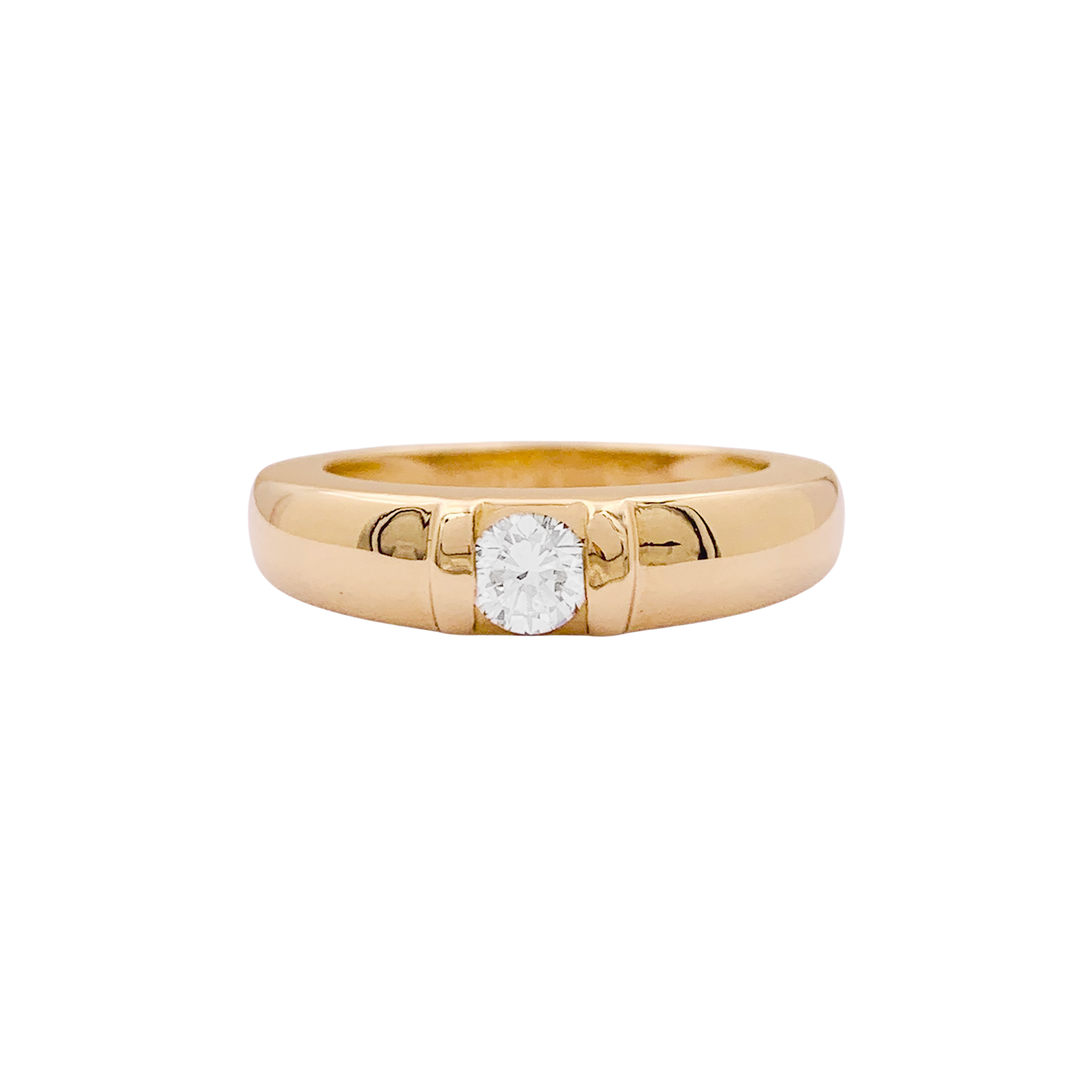 Bague Chaumet, "Gioia", or jaune, diamant. 1