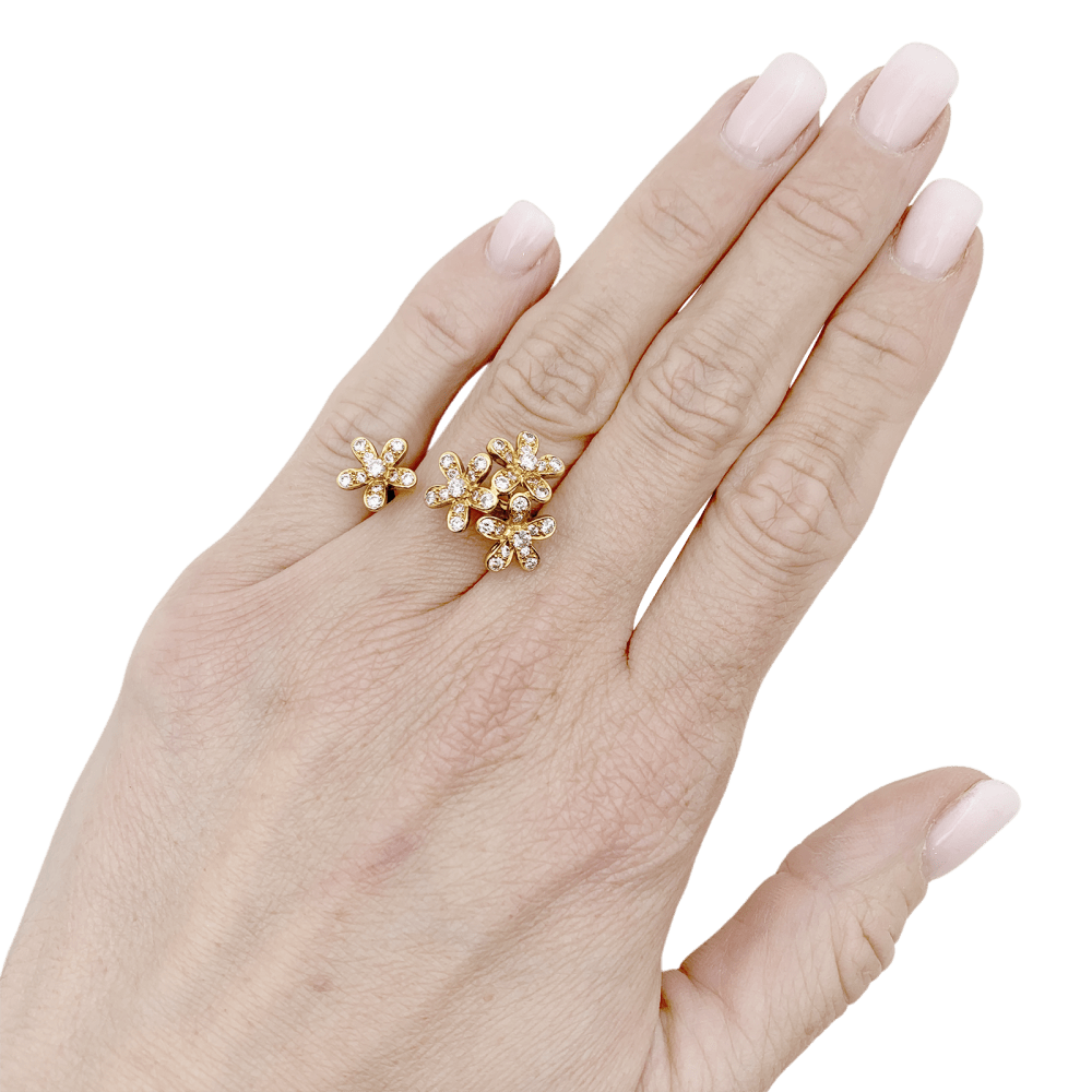 Bague Van Cleef & Arpels, "Socrate", or jaune et diamants. 6