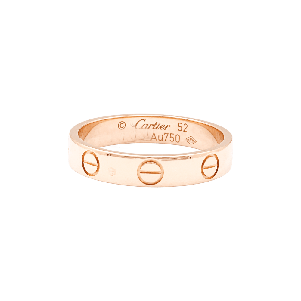 Bague Cartier, "Love" or rose. 2