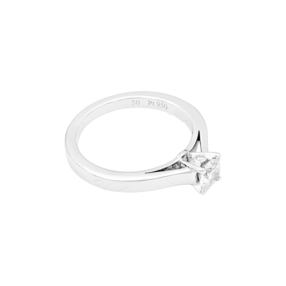 Bague Boucheron, "Beloved", diamant 0,30 ct, platine. 3