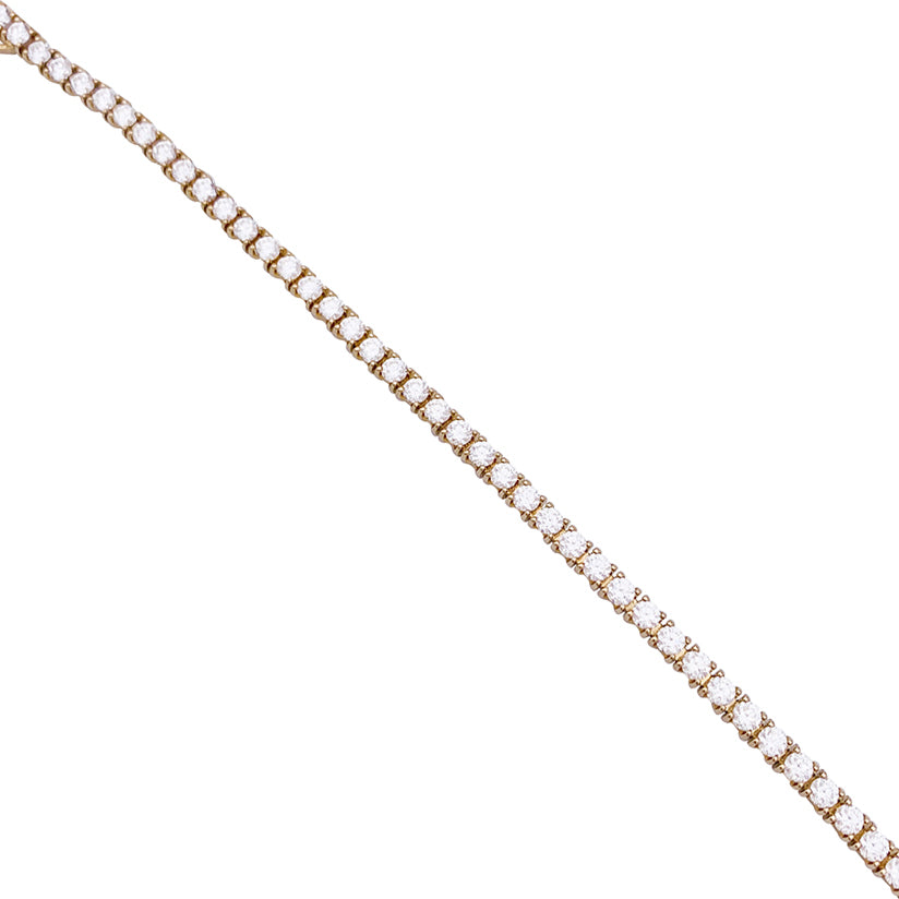 Bracelet Cartier, "Lignes Essentielles", or rose, diamants. 4