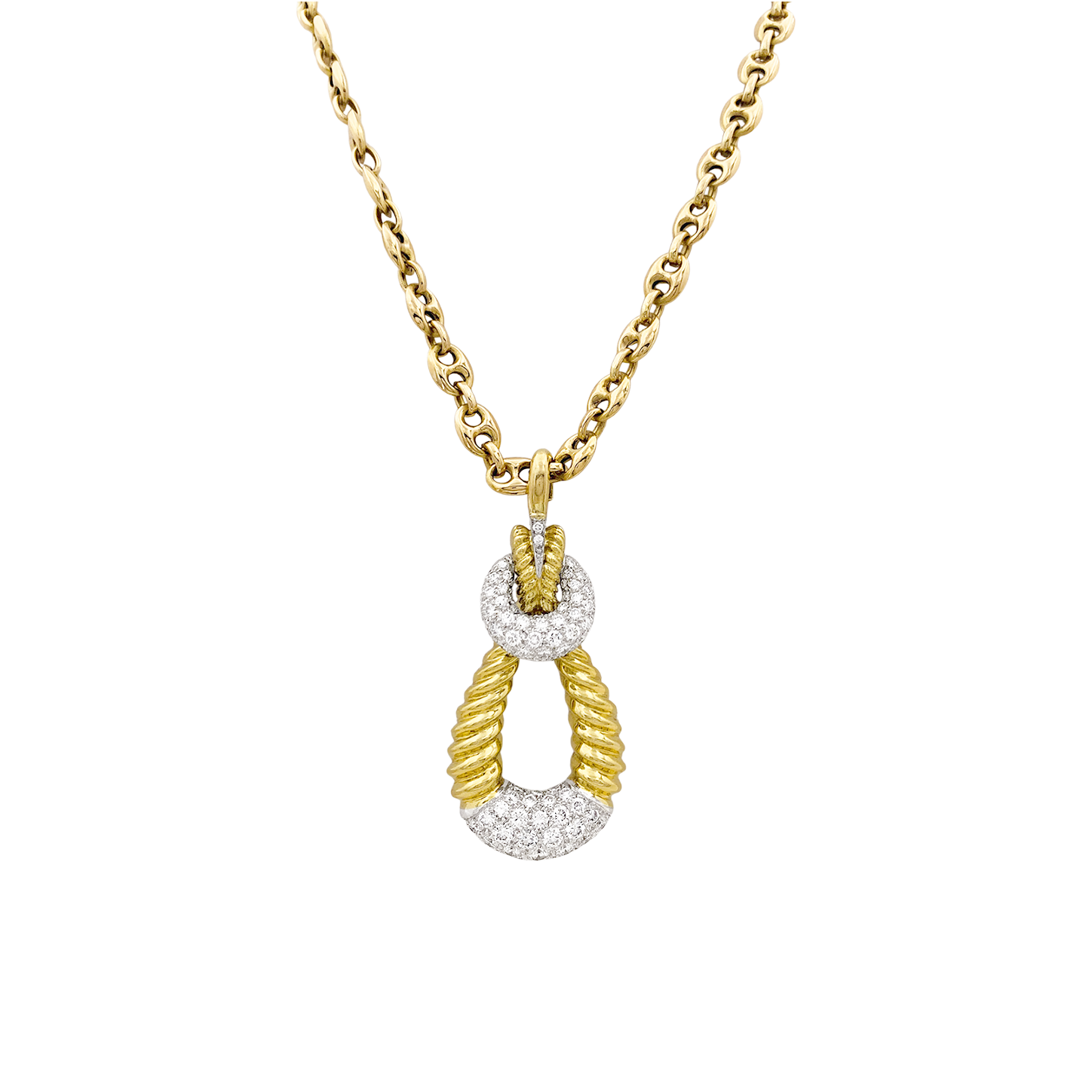 Pendentif vintage Kutchinsky or, diamants. 7