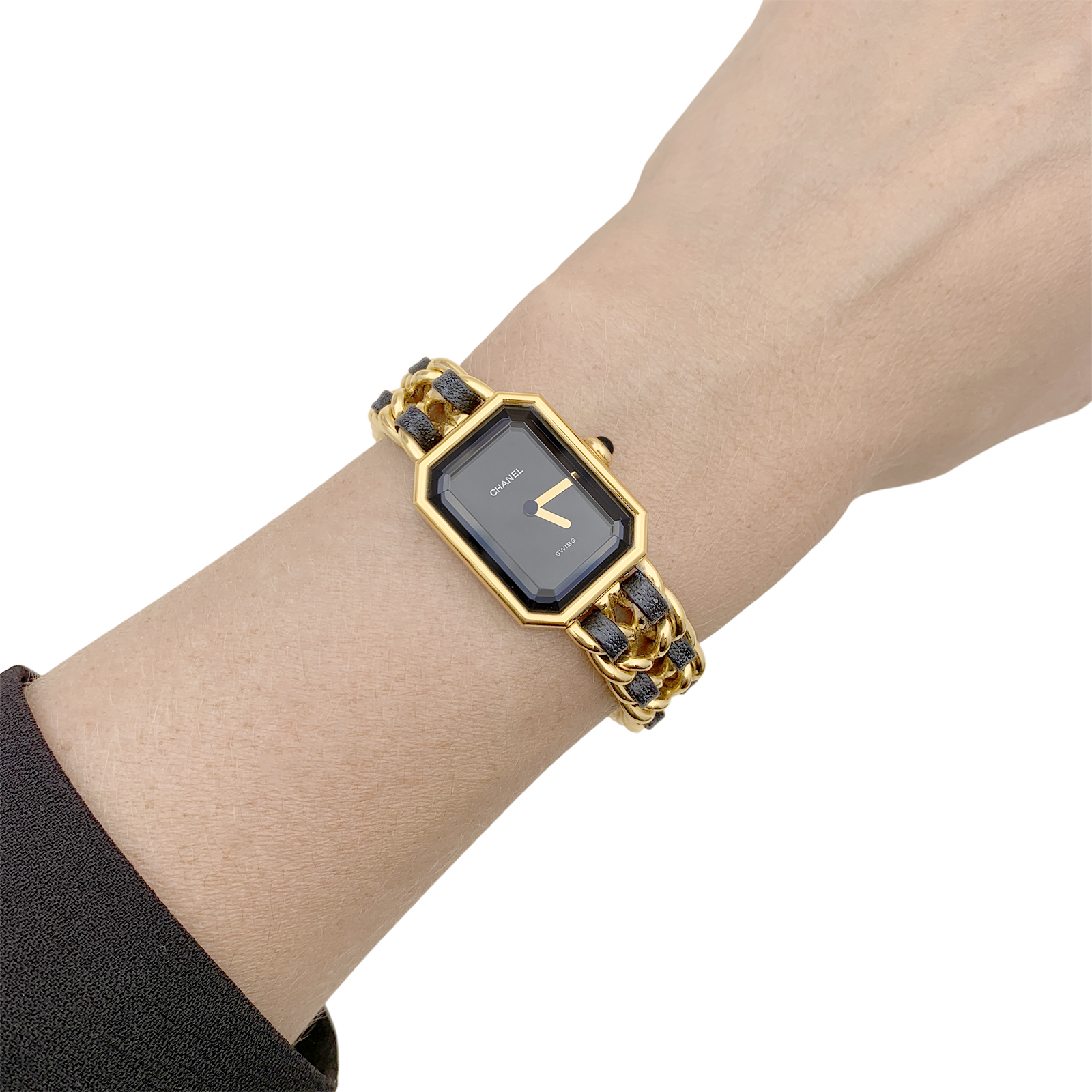 Montre Chanel, "Première", plaqué or. 6