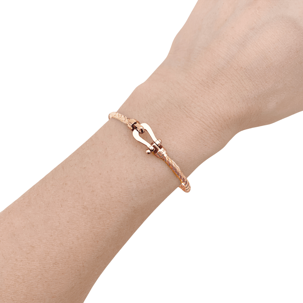 Bracelet Fred, "Force 10", or rose. 7