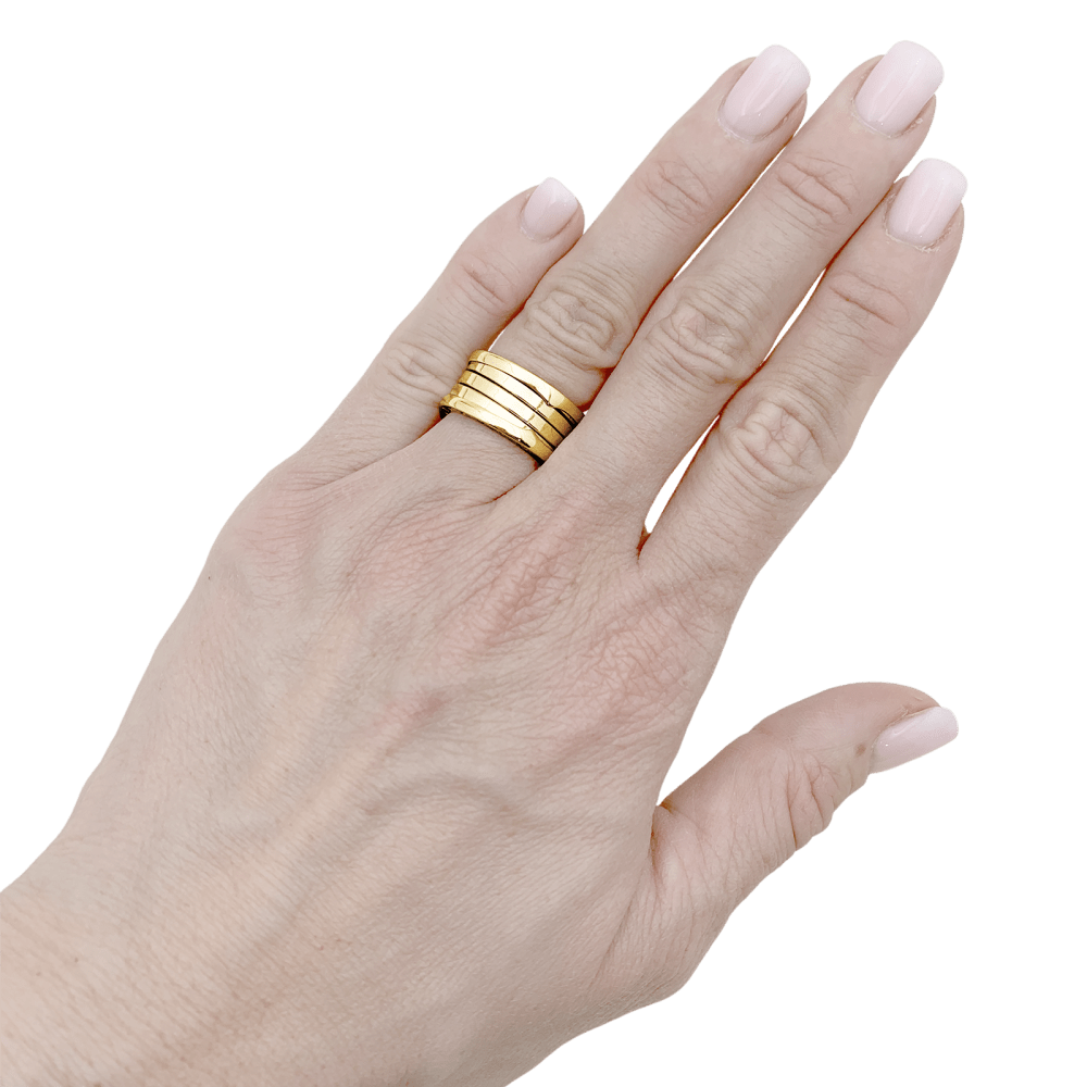 Bague Bulgari, "B.Zero1", or jaune. 6