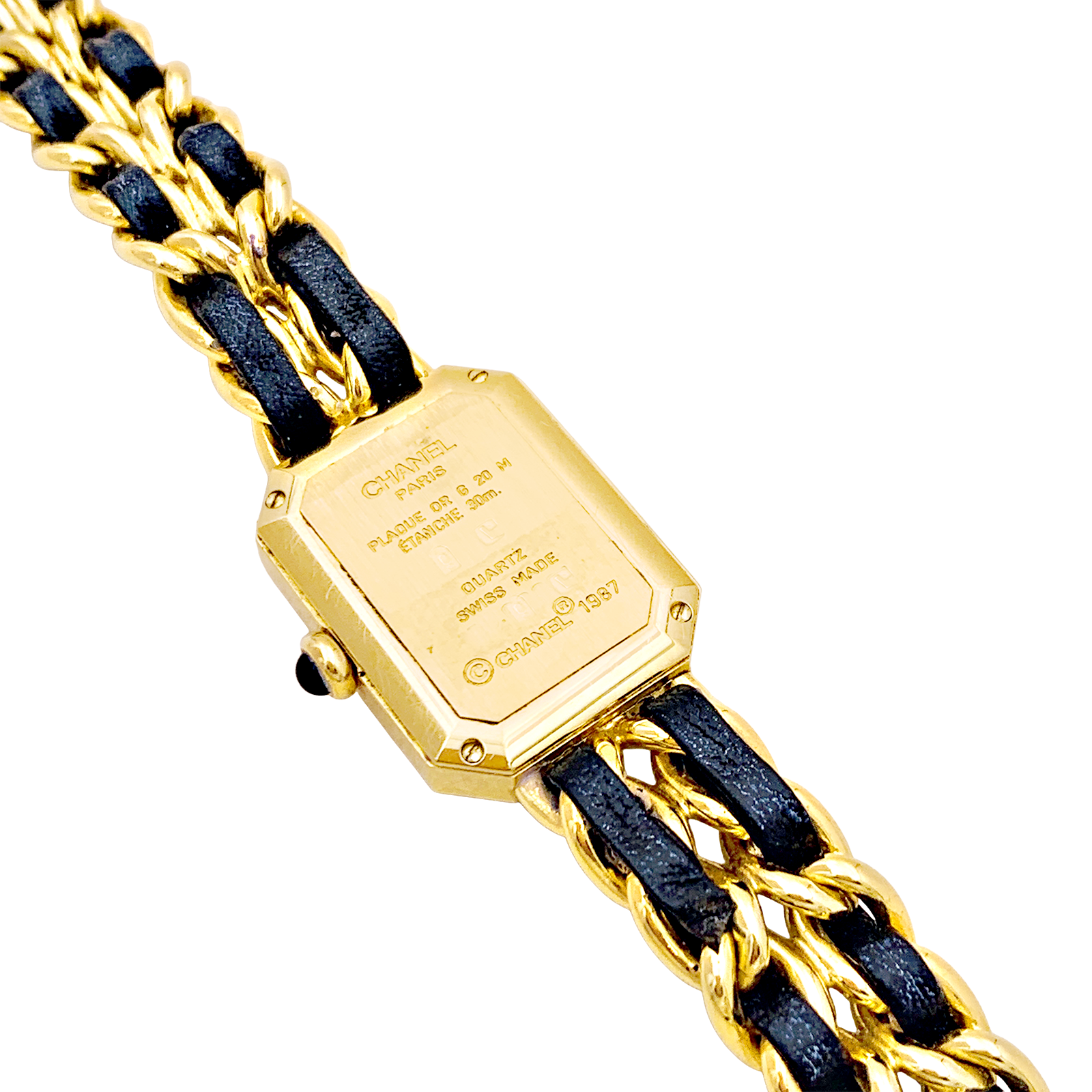 Montre Chanel, "Première", plaqué or. 5
