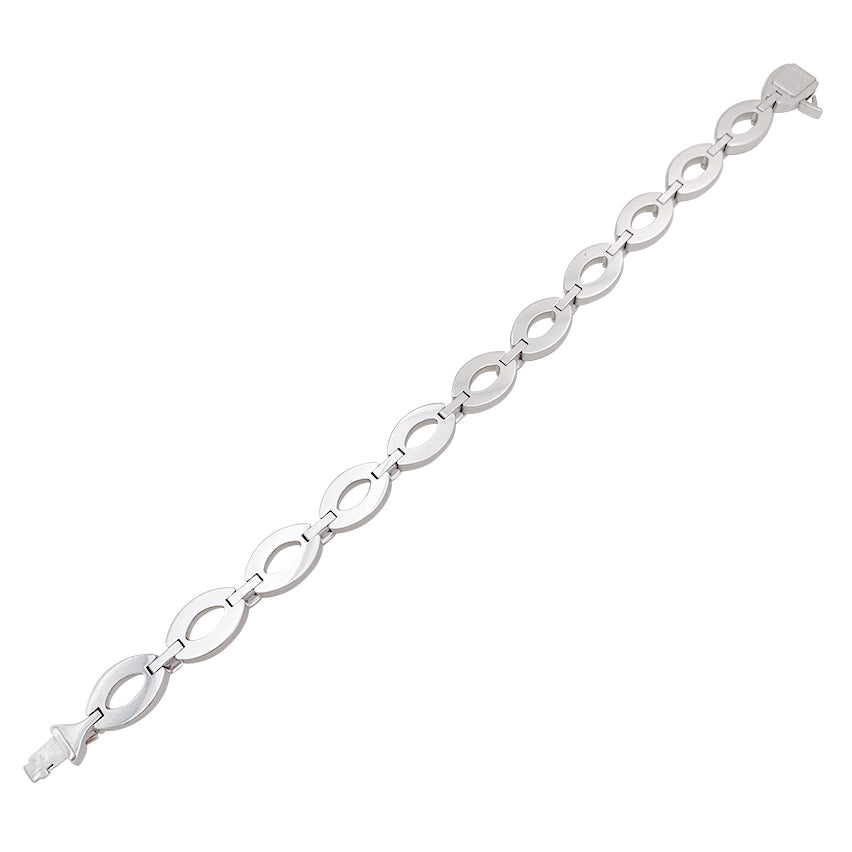 Bracelet Cartier "Diadéa" or blanc, diamants. 1