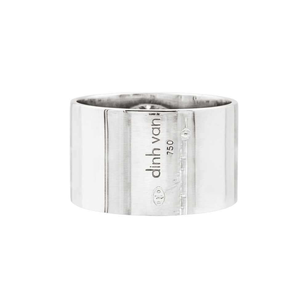 Bague Dinh Van, "Anthea", or blanc et diamants. 5