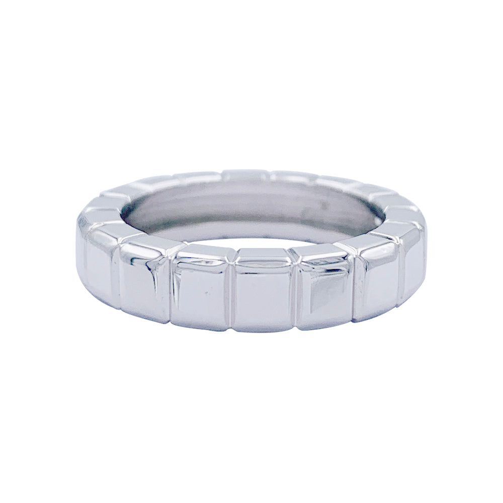 Bague Chopard, "Ice Cube", or blanc, diamant. 5