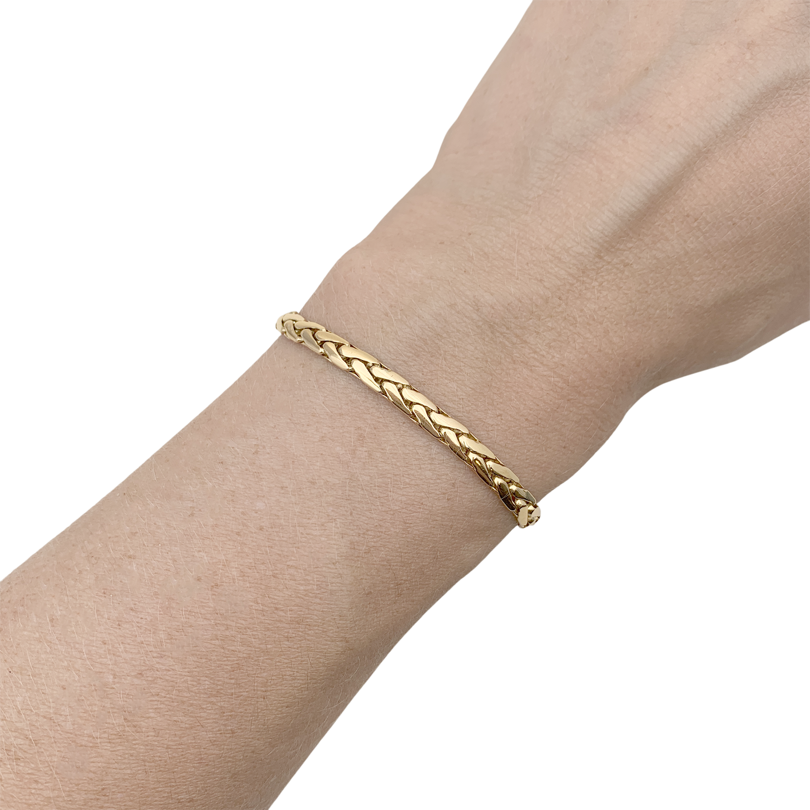 Bracelet vintage Cartier or jaune. 4