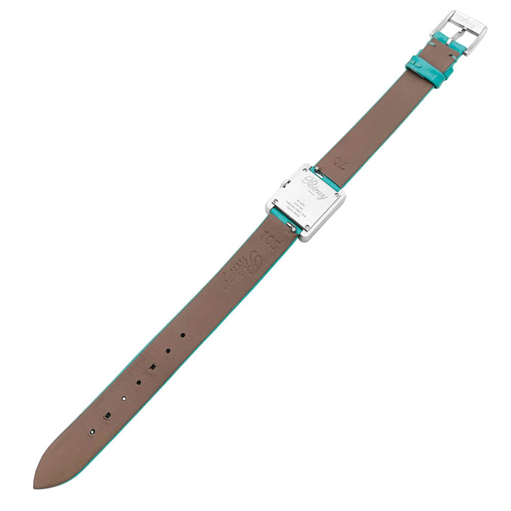 Montre Poiray, "Ma Première Mini", acier, cuir. 3
