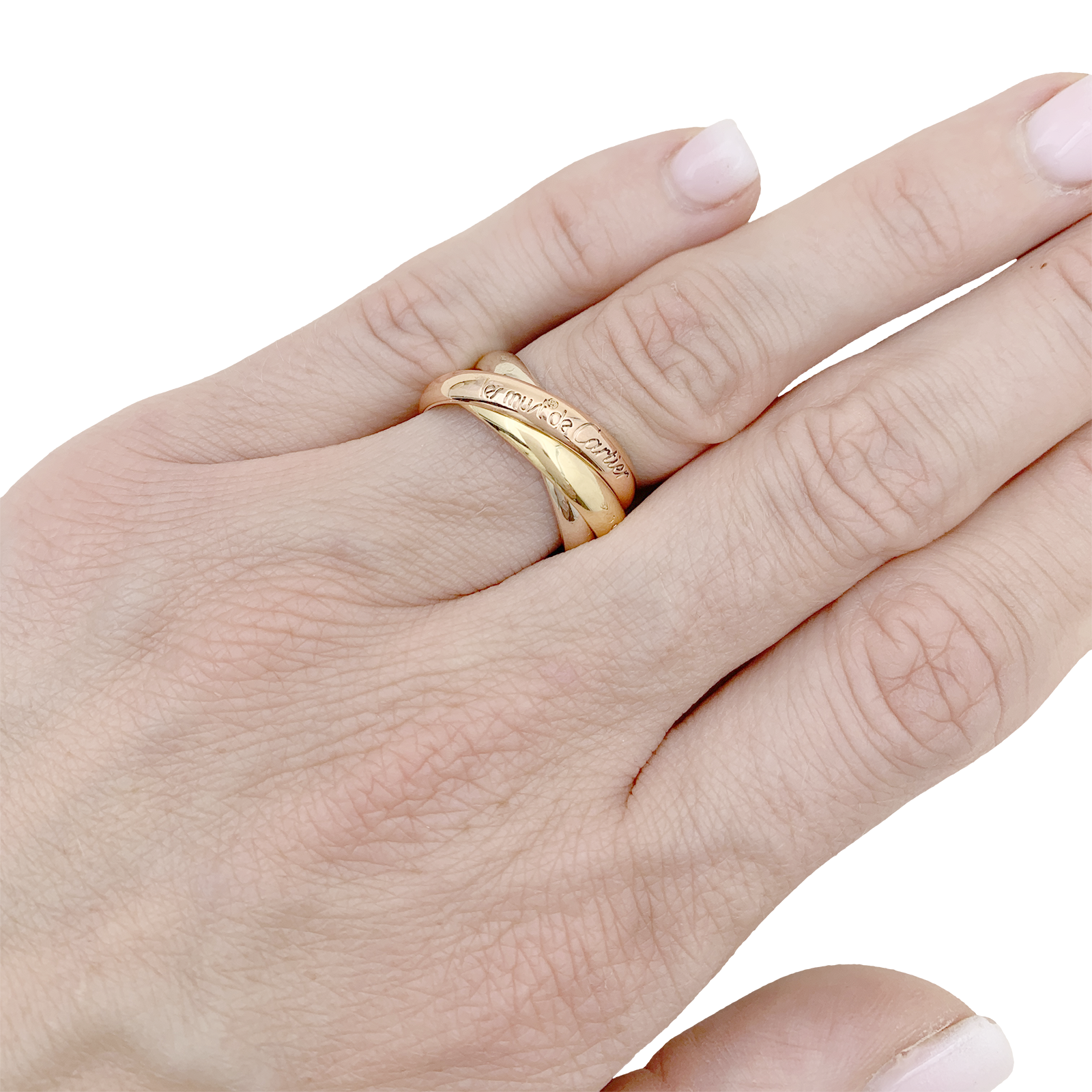 Bague CARTIER Trinity Must, trois ors. 5