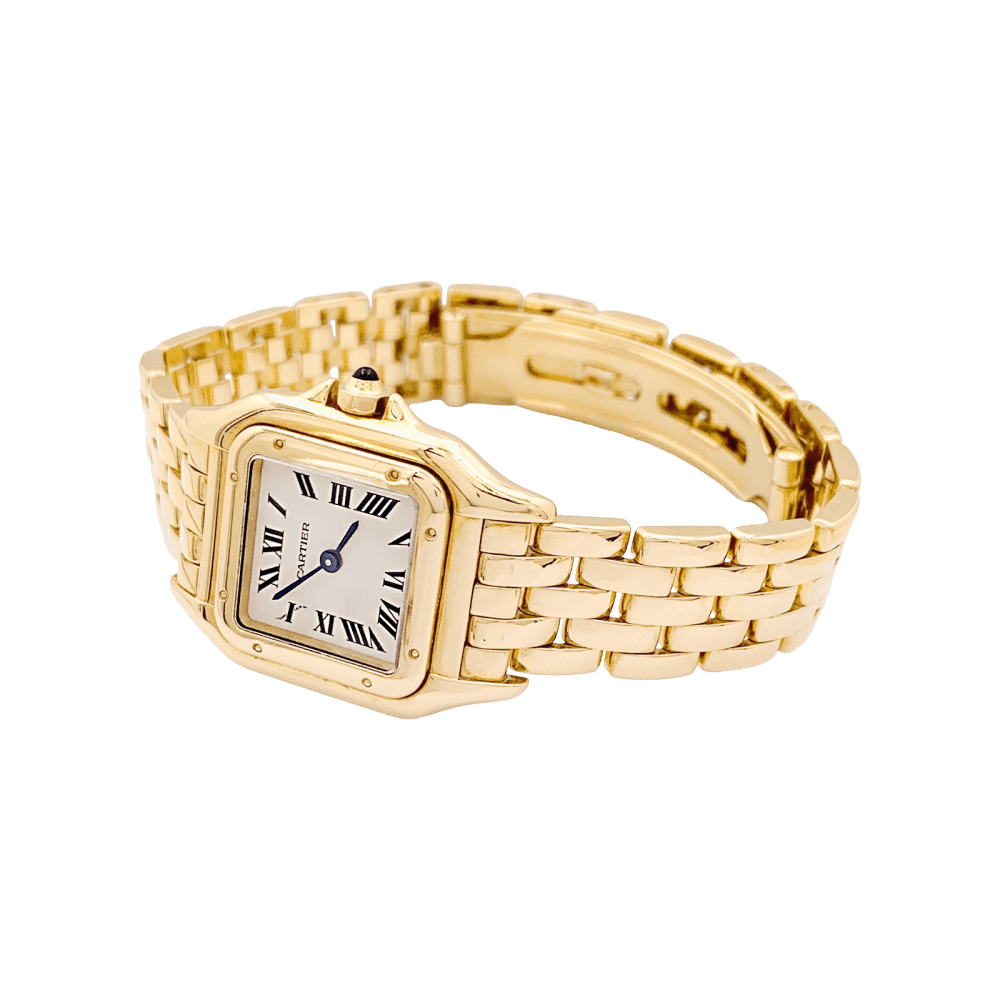 Montre Cartier, "Panthère", or jaune. 3