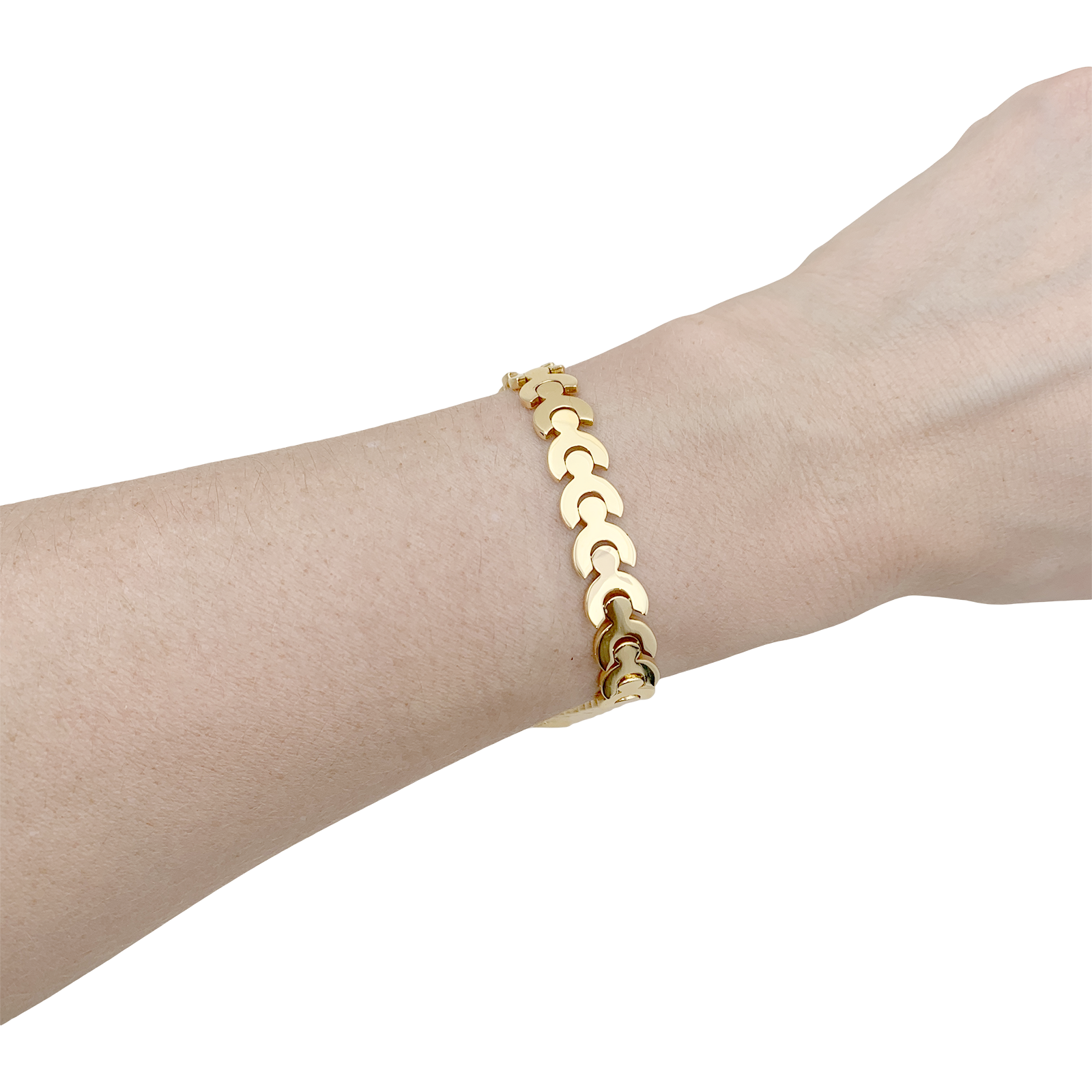 Bracelet FRED, or jaune. 4