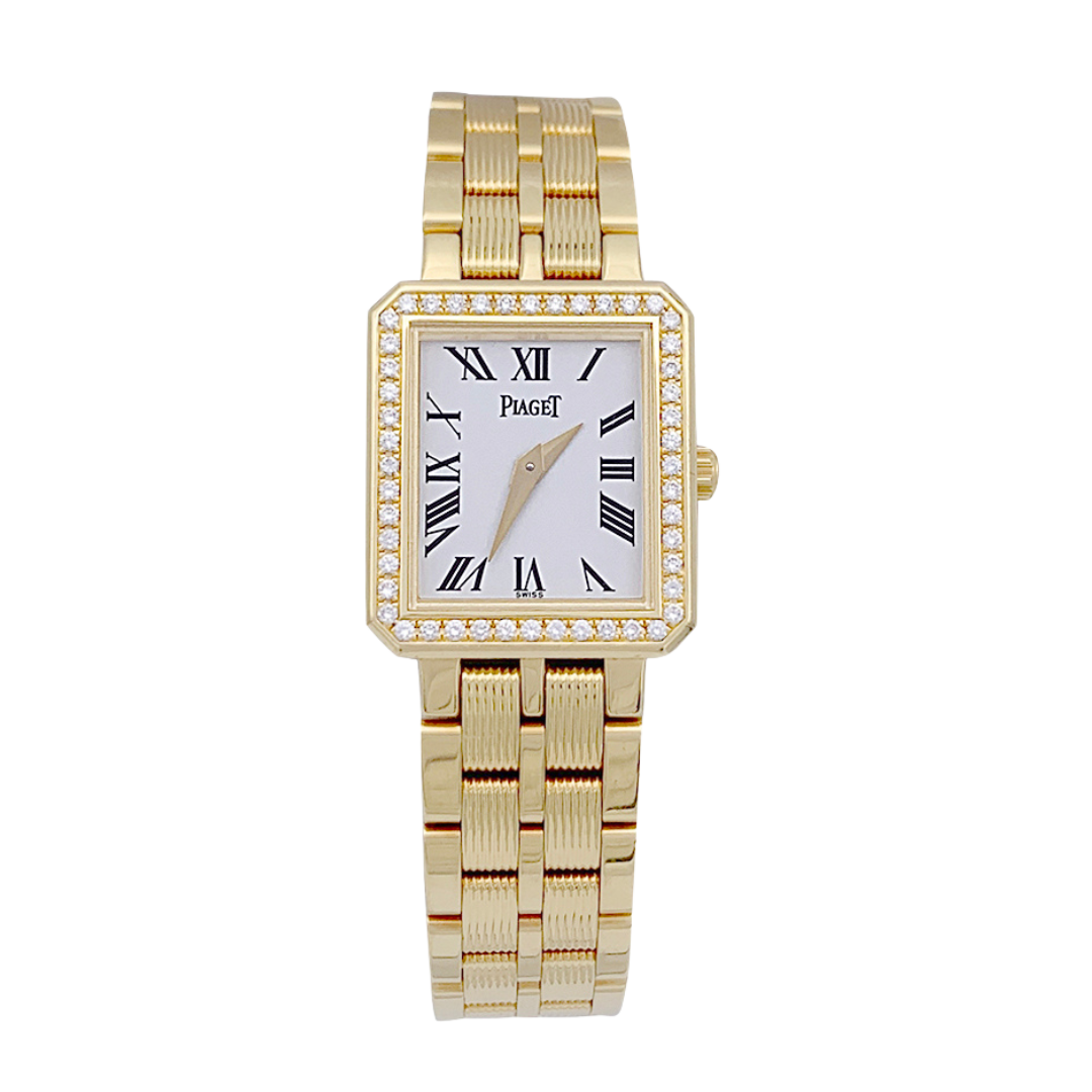 Montre Piaget or jaune et diamants Protocole d'occasion