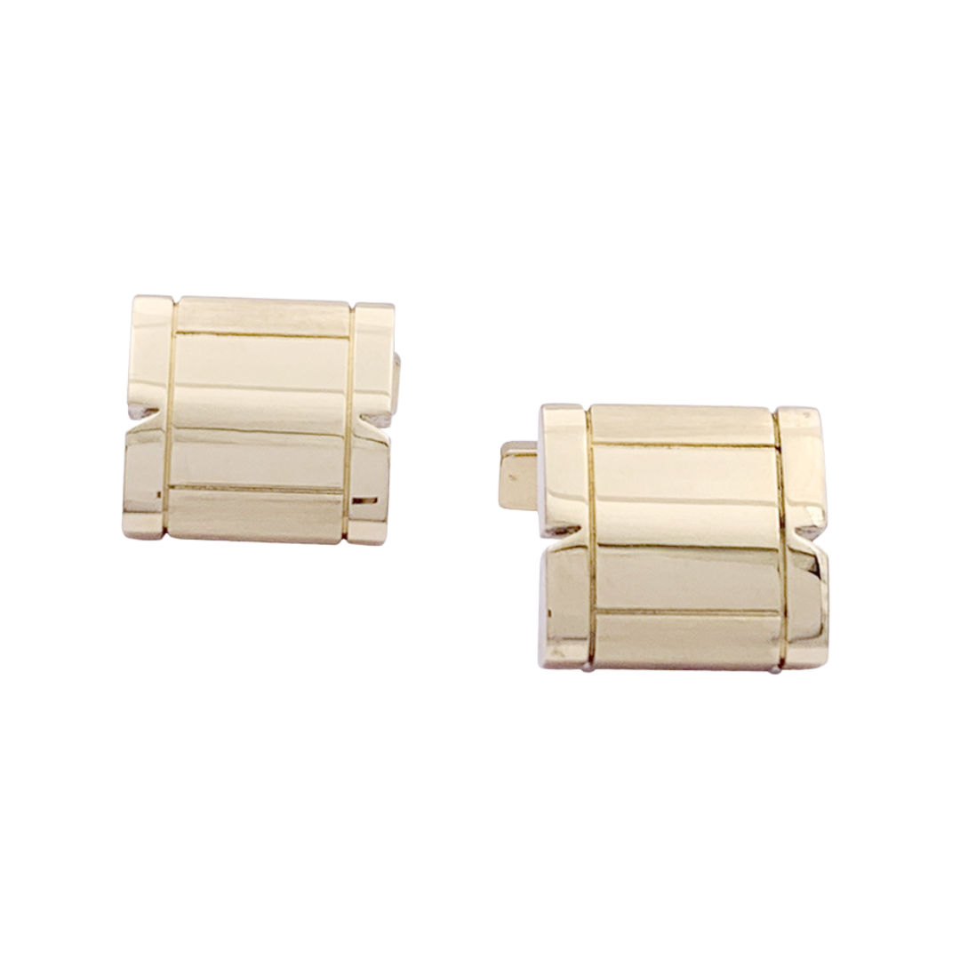 Boutons de manchette Cartier "Tank française", or jaune.