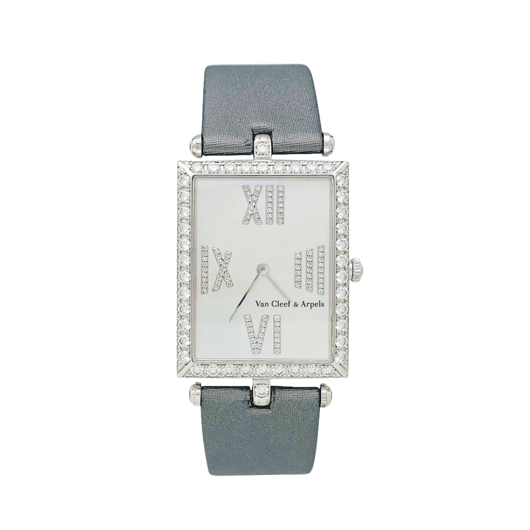Reloj Van Cleef & Arpels Classique Arpels en oro blanco y diamantes