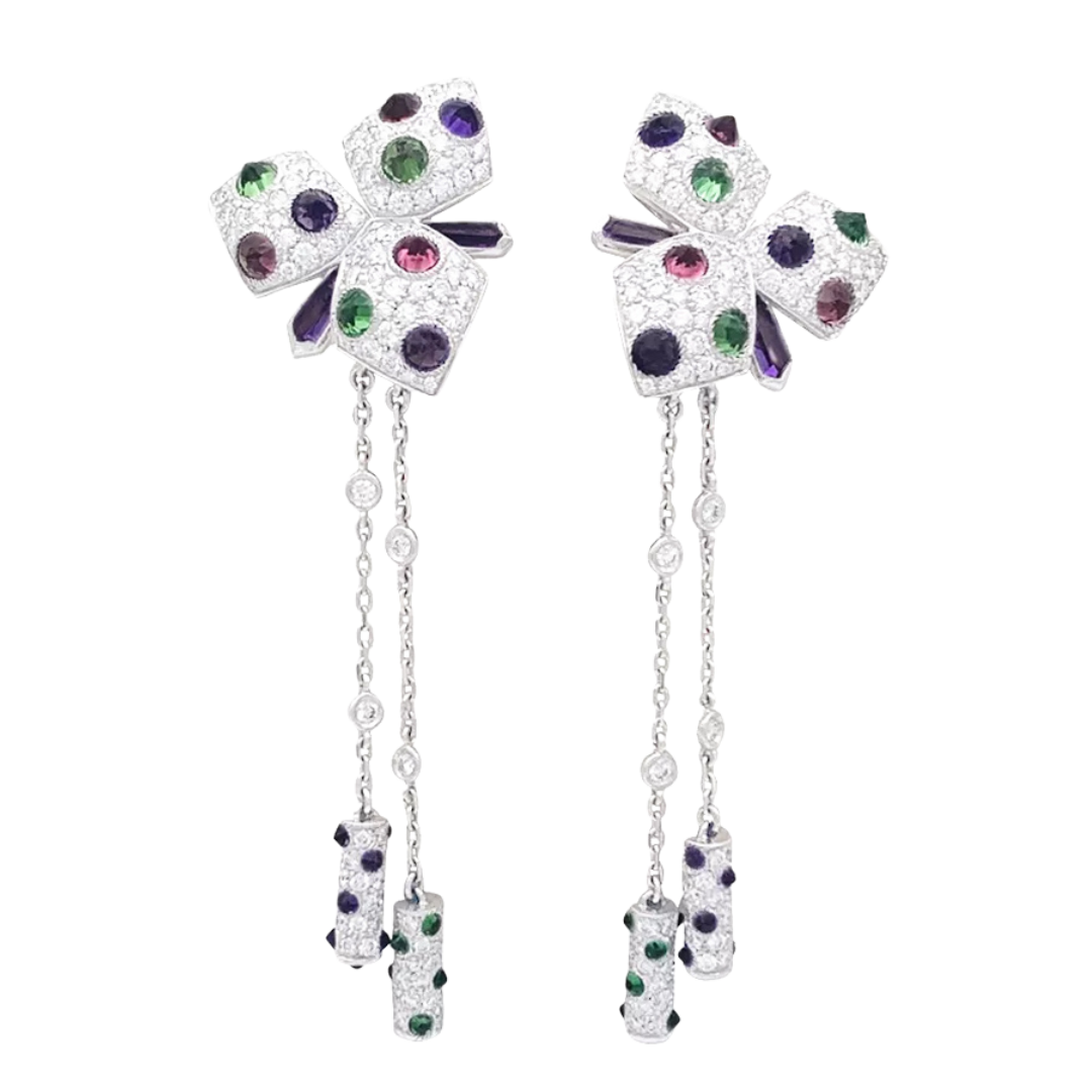 Pendientes Cartier “Caricia de Orquídea”.