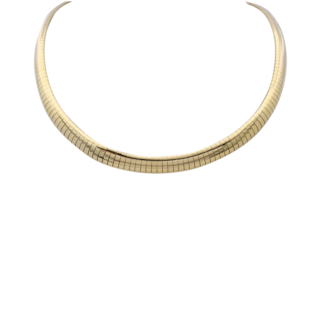 Collier vintage omega or jaune.
