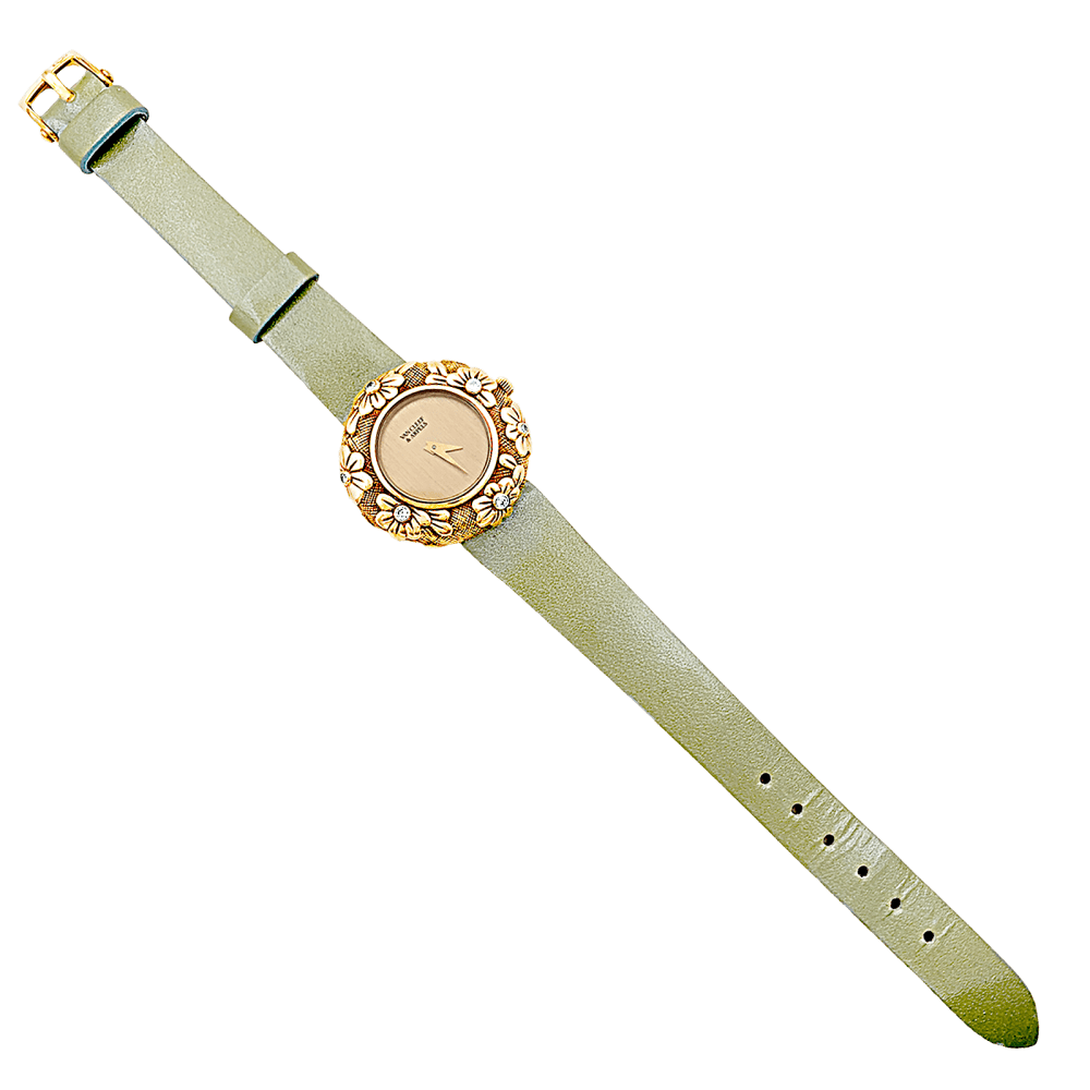 Montre Van Cleef & Arpels, "Tess", or jaune et diamants. 2