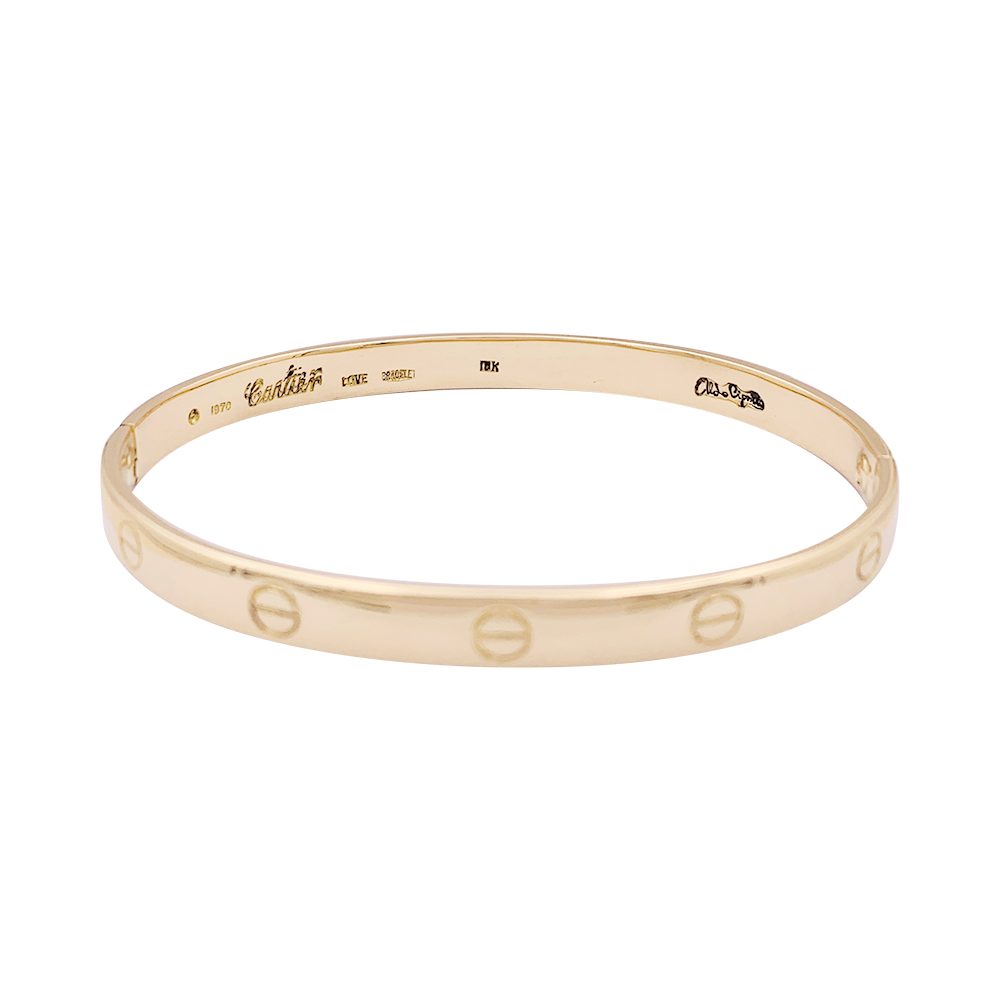 Bracelet Cartier "Love" or jaune. 3