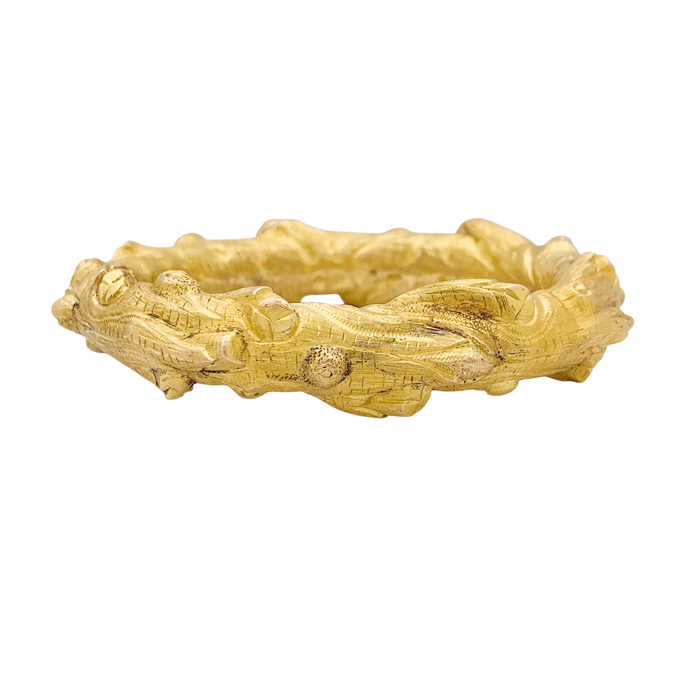 Bracelet "Branche de Chêne" or jaune. 7