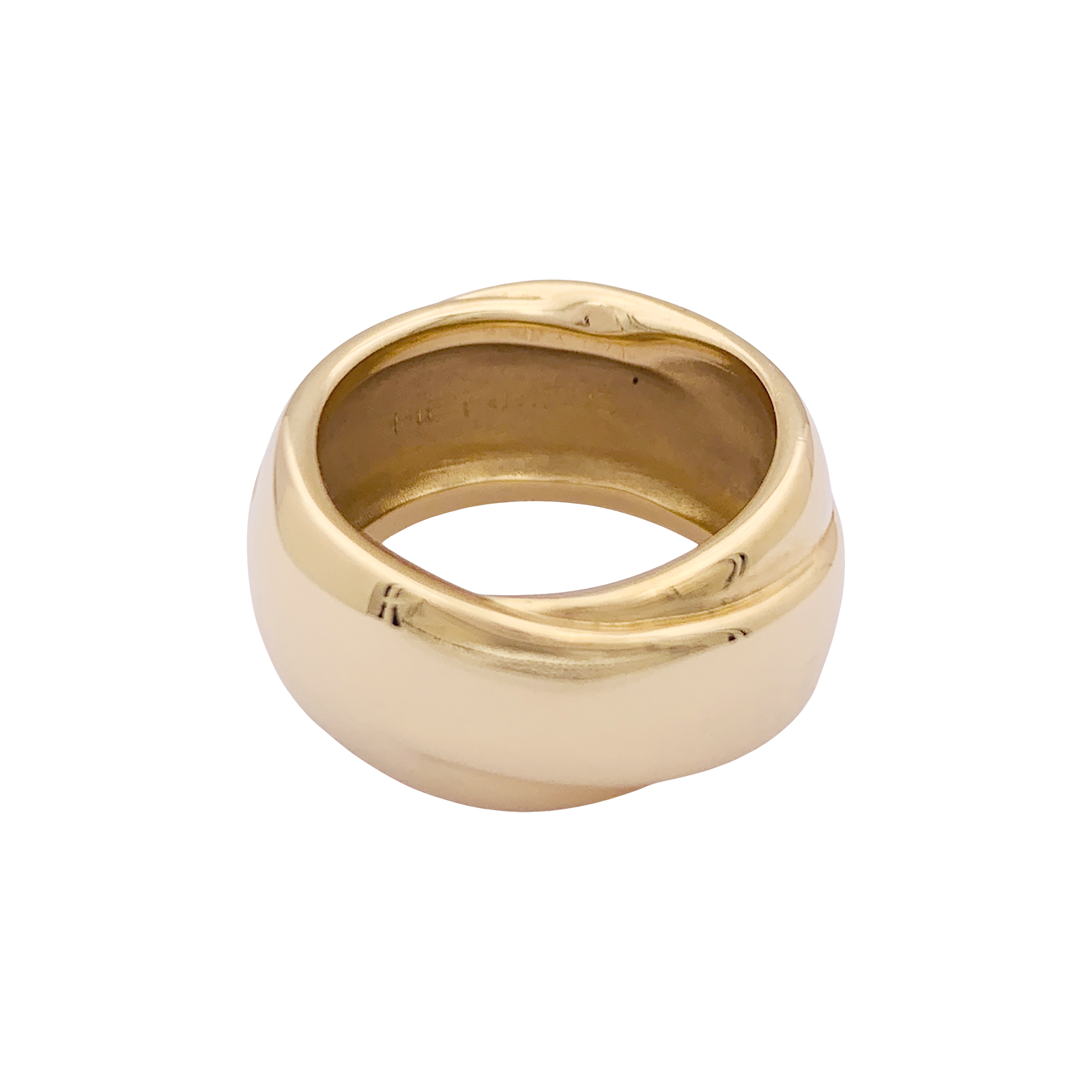 Bague Hermès "Volte", or jaune. 2