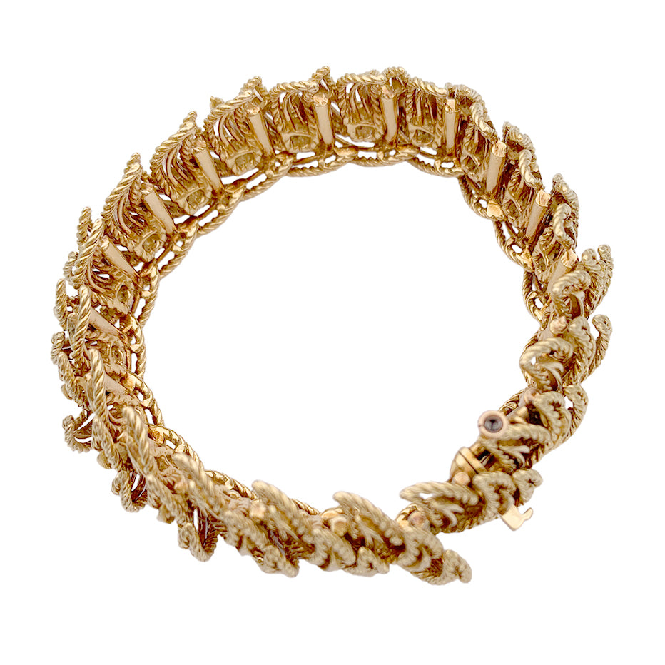 Bracelet Boucheron Vintage or jaune 4